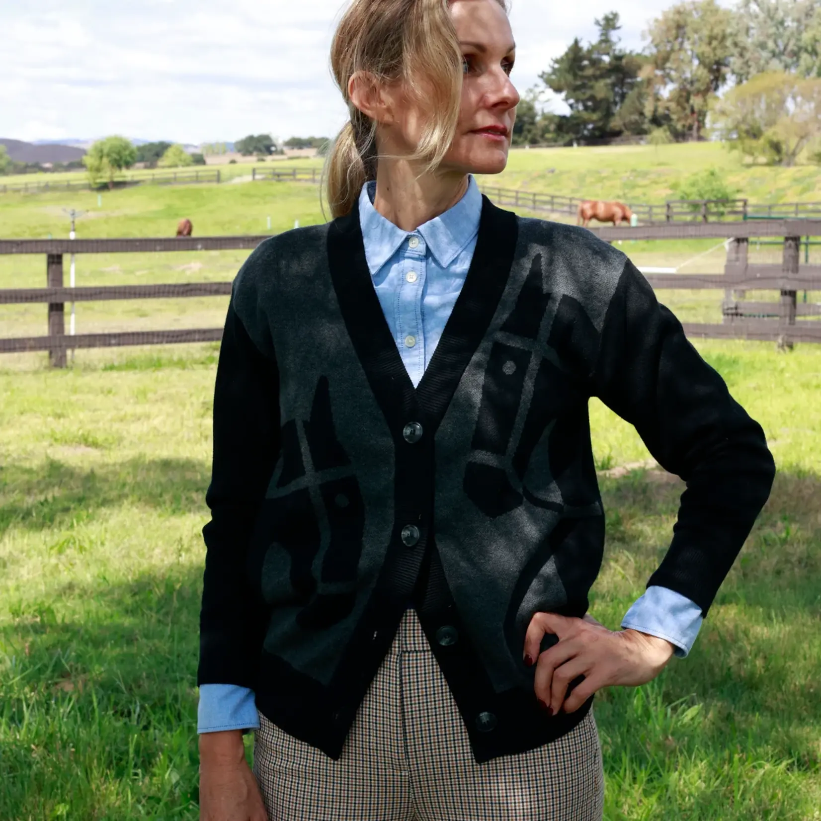 Huntsmen & Hounds Huntsmen & Hounds Ladies' Duet Cardigan