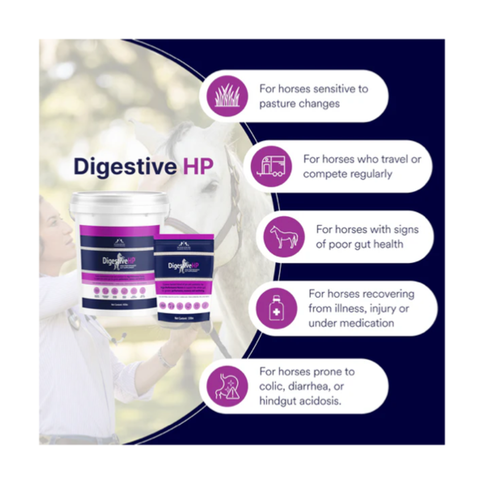 Poseidon Poseidon Animal Health Digestive HP -  10lb Bag