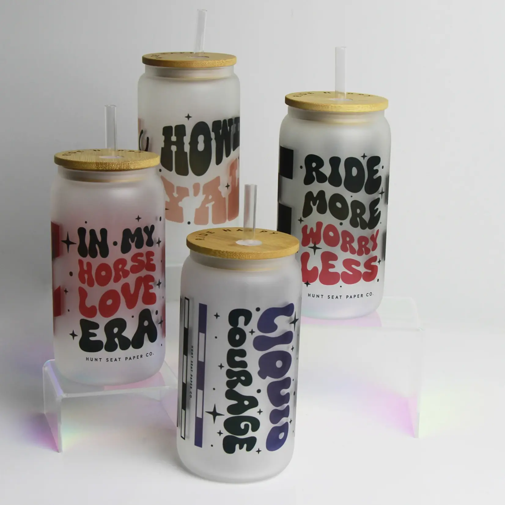 Hunt Seat Paper Co Hunt Seat Paper Co. Glass Tumbler