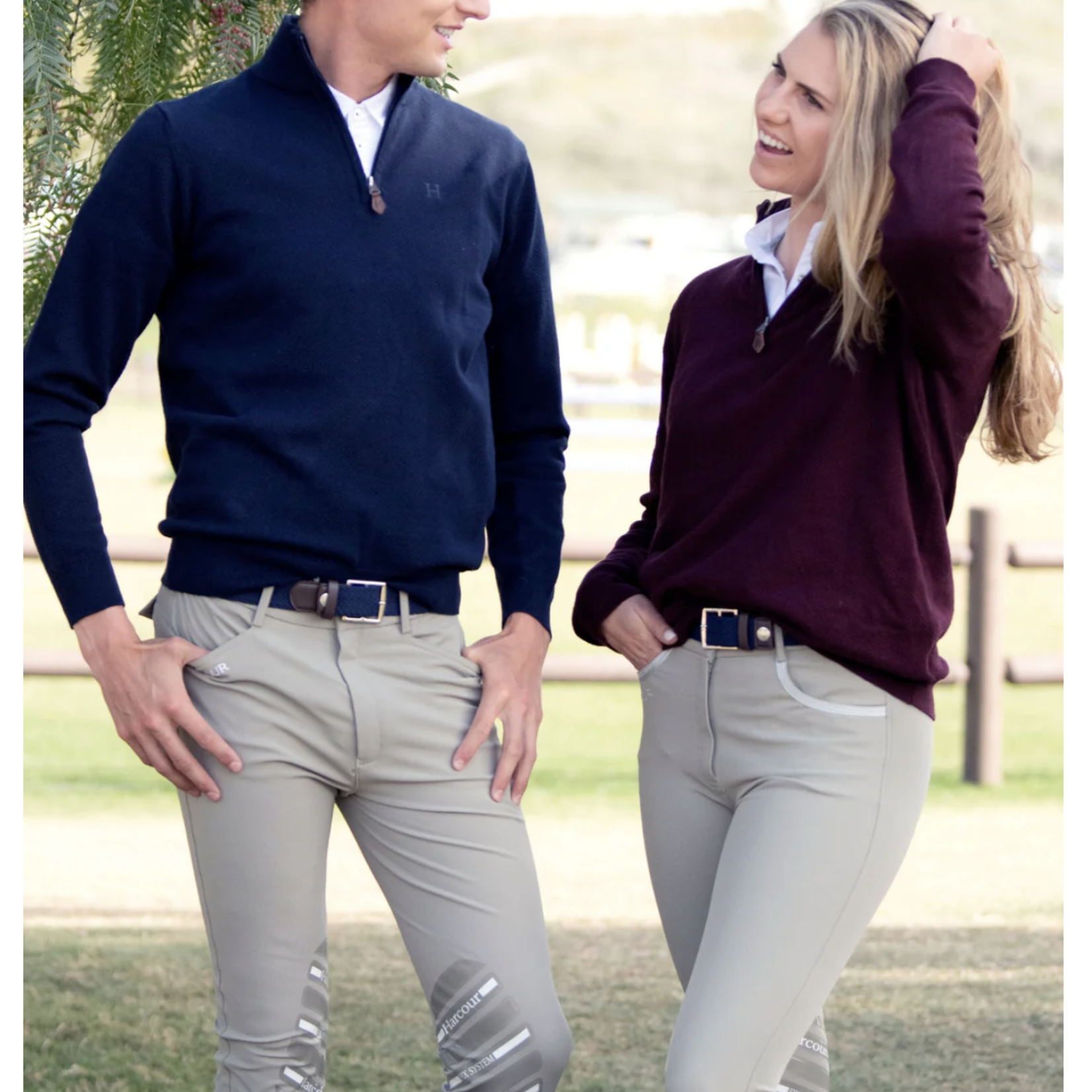 Harcour Harcour 1/4 Zip Douglas Sweater
