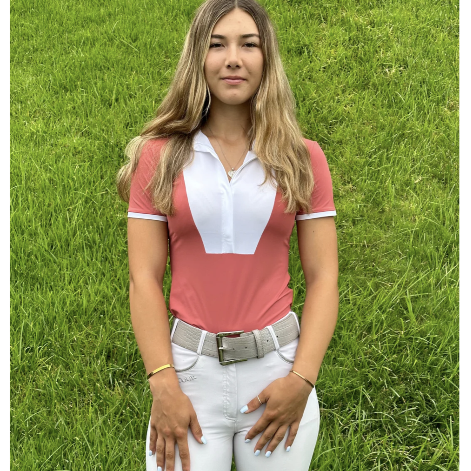 Harcour Harcour Ladies' Shine Short Sleeve Show Shirt