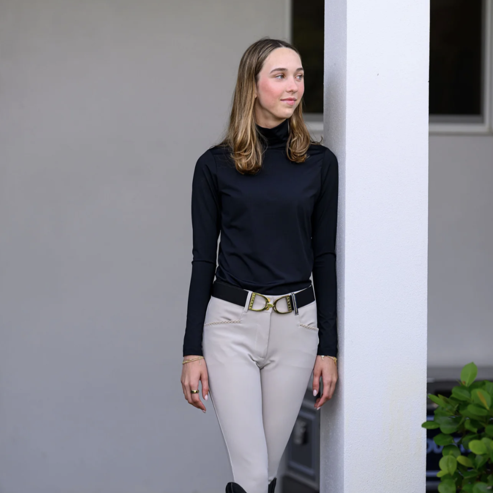 Euphoric Equestrian Euphoric Eq Ladies' Otto Long Sleeve Turtleneck Shirt