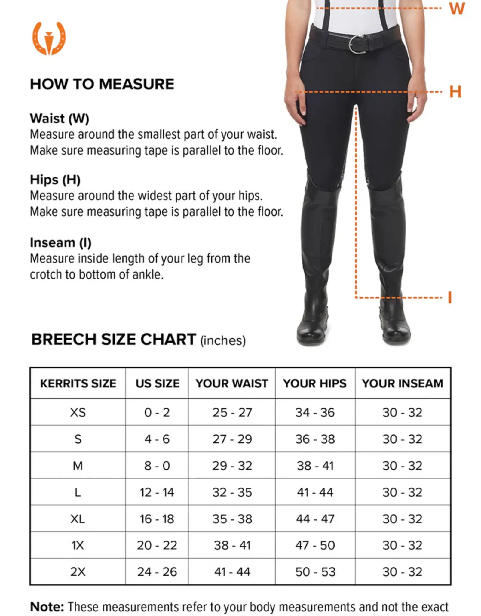 Kerrits Ladies' Crossover II Knee Patch Breech