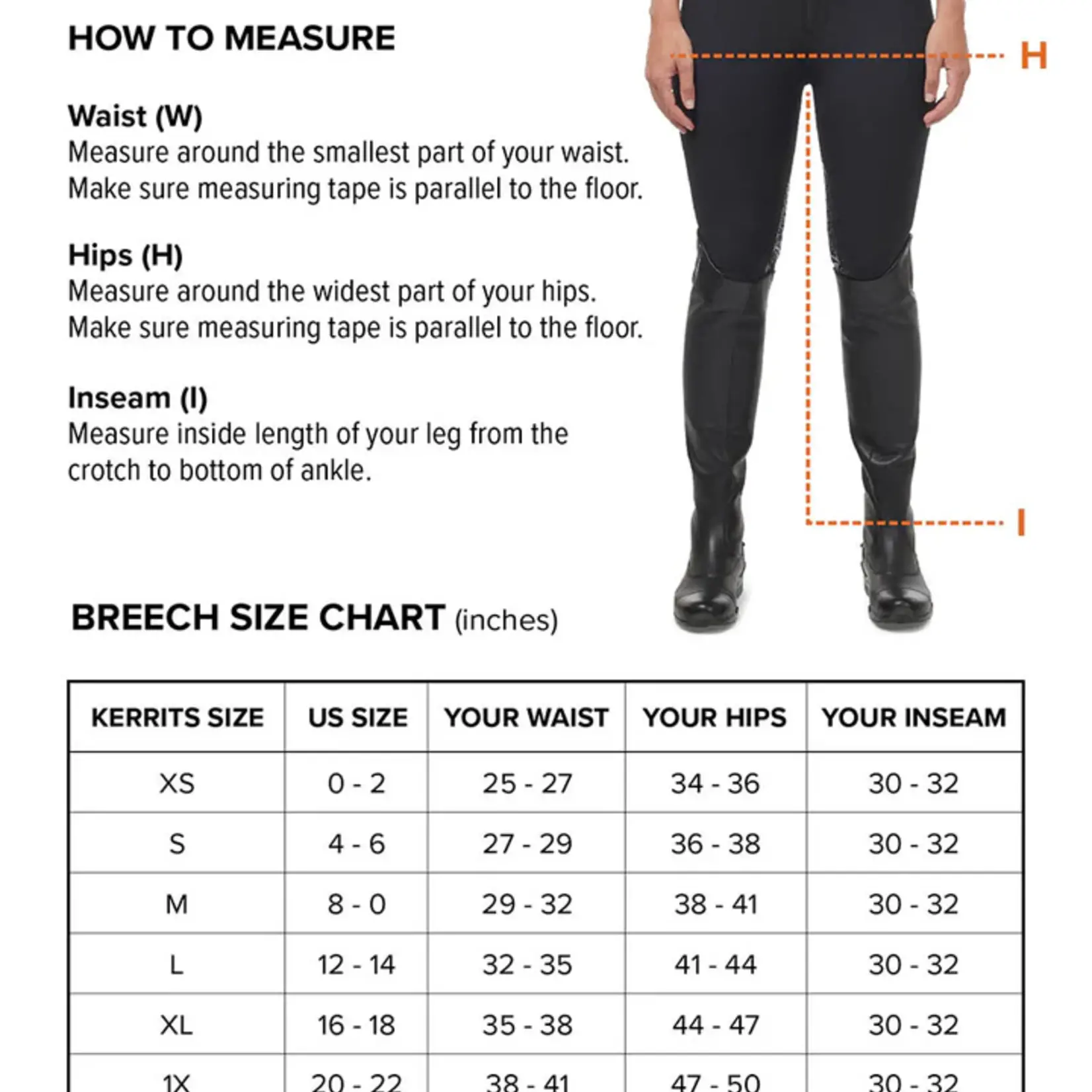 Kerrits Ladies' Crossover II Knee Patch Breech