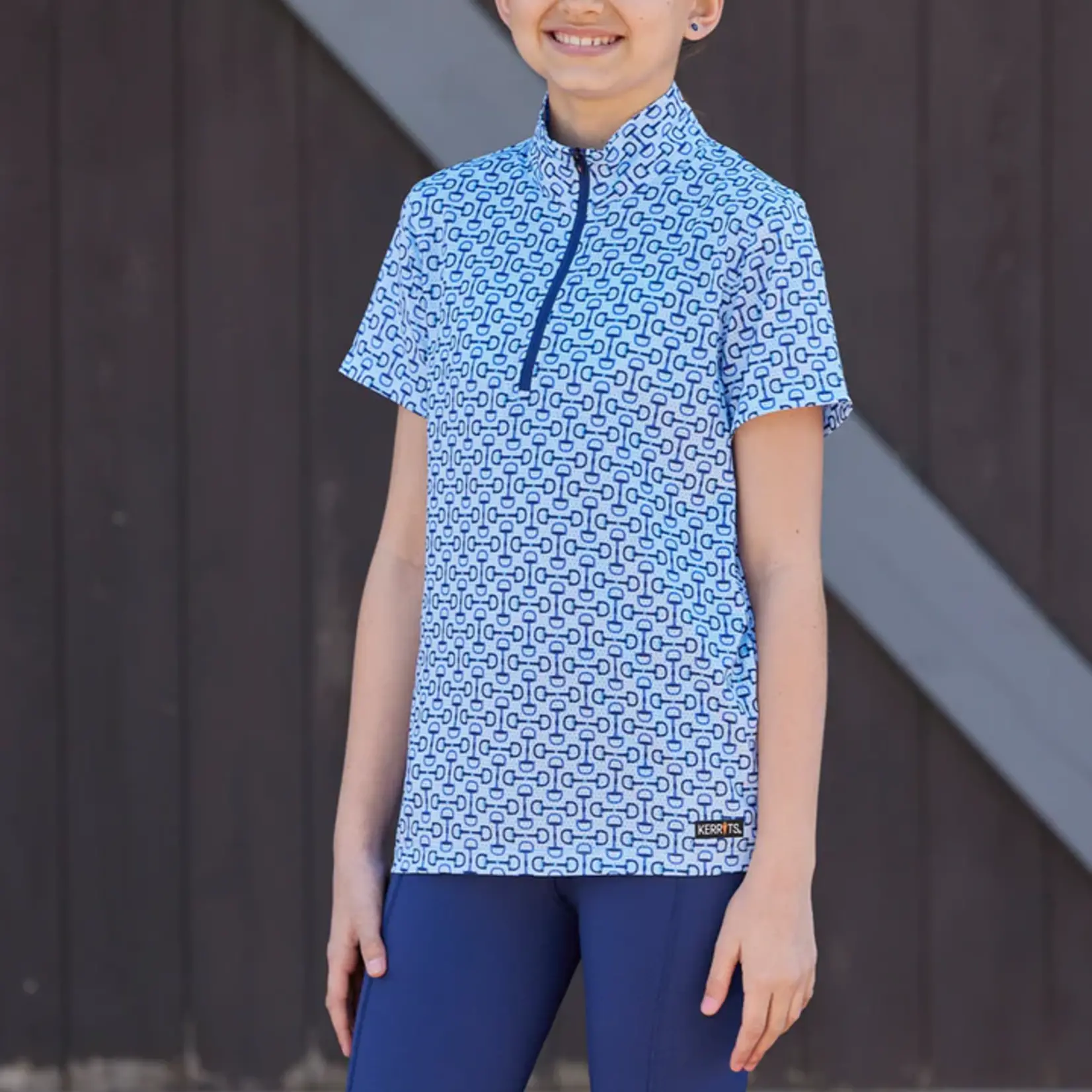 Kerrits Kids' Breeze Ice Fil Short Sleeve Shirt