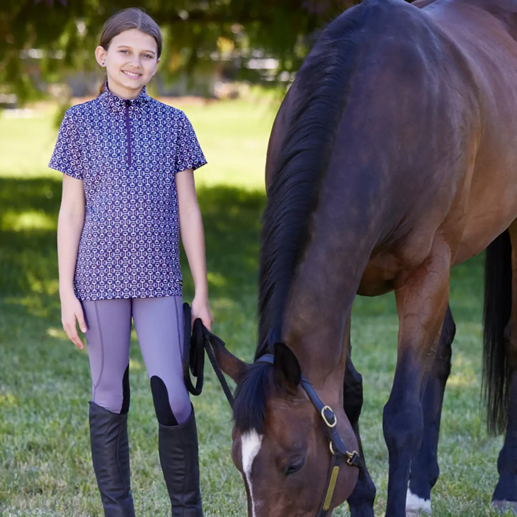 Kerrits Kids' Breeze Ice Fil Short Sleeve Shirt