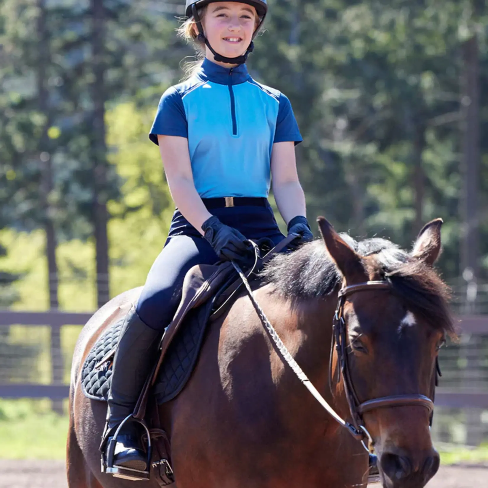 Kerrits Kids' Charisma Coolcore Short Sleeve Shirt