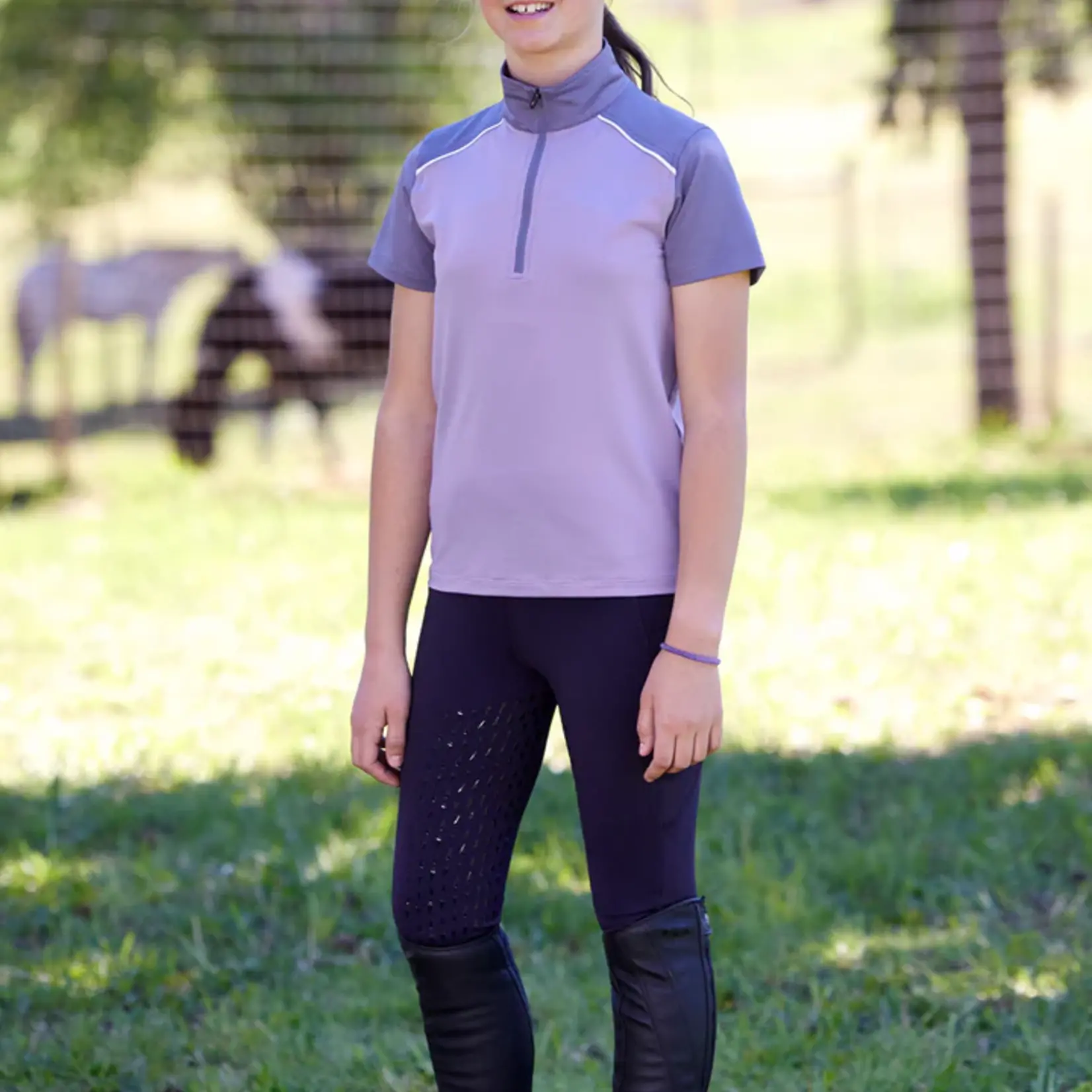 Kerrits Kids' Charisma Coolcore Short Sleeve Shirt