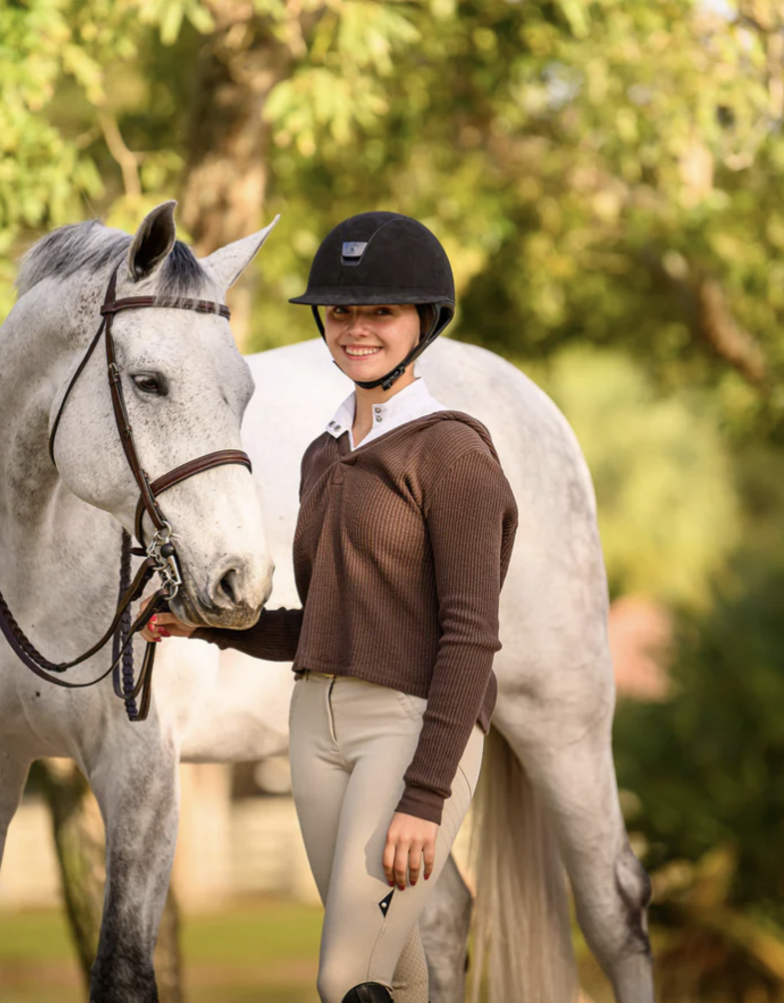 Euphoric Equestrian Euphoric Equestrian Cali Waffle Hoodie