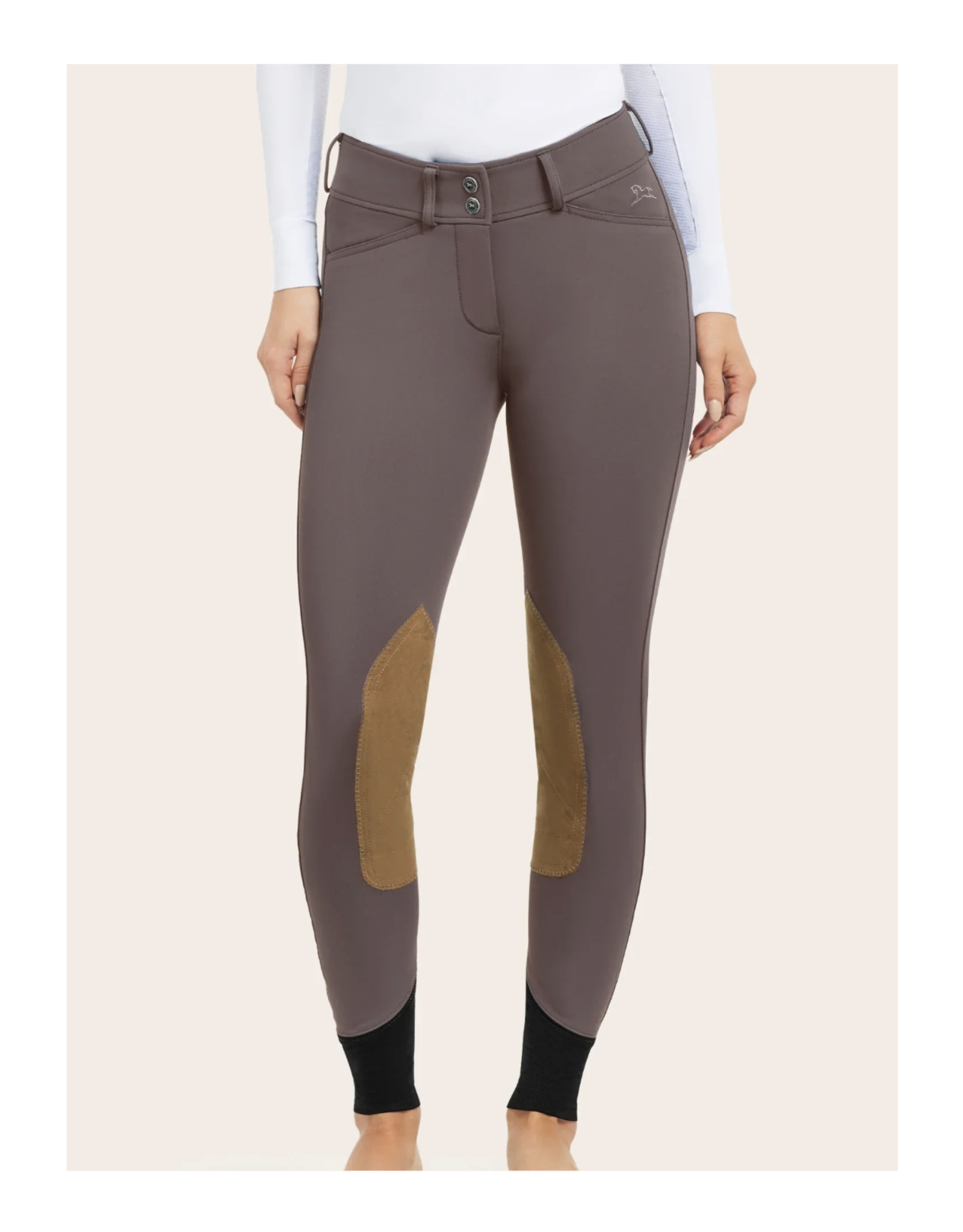R.J. Classics Ladies' Gracie Mid Rise Knee Patch Breech