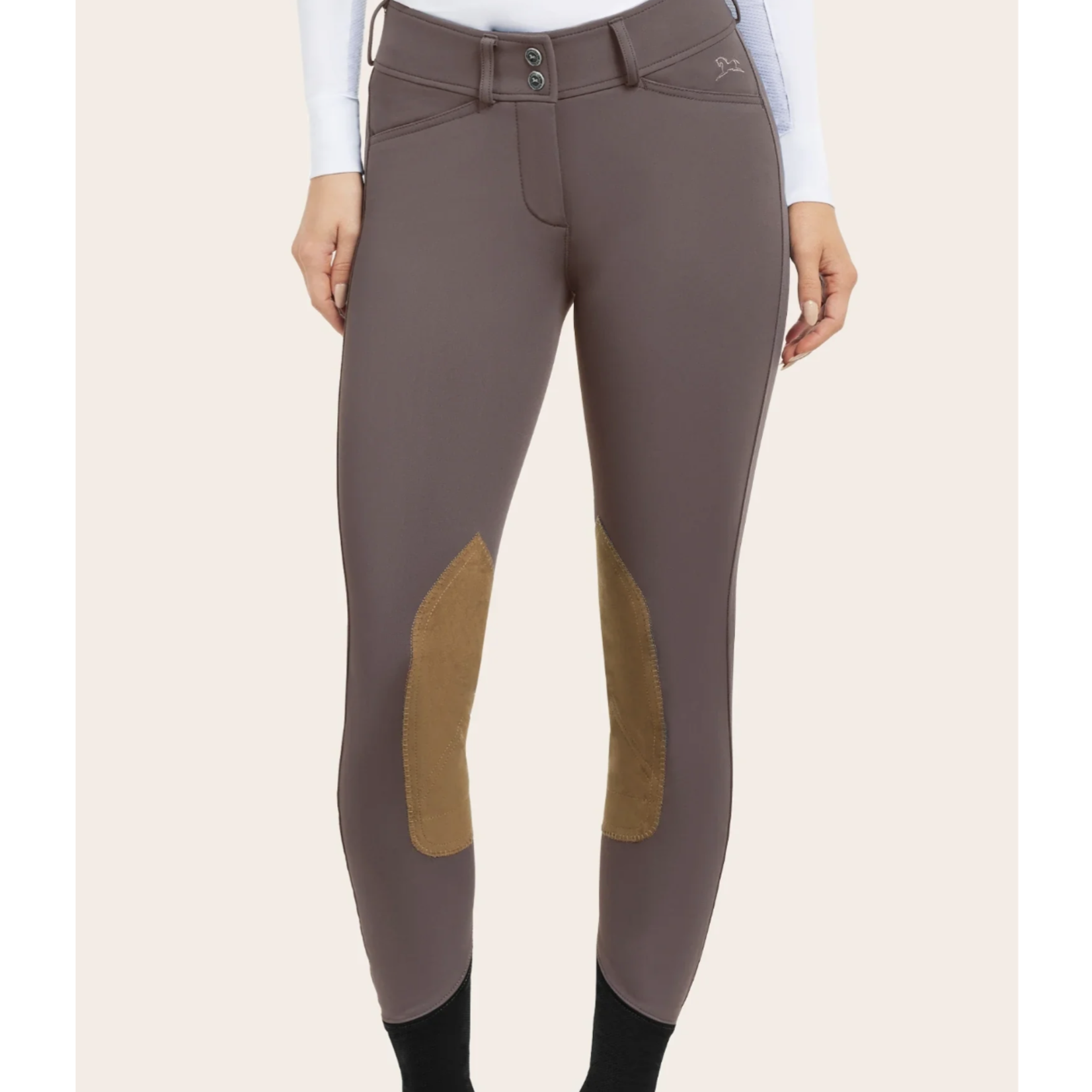 R.J. Classics Ladies' Gracie Mid Rise Knee Patch Breech