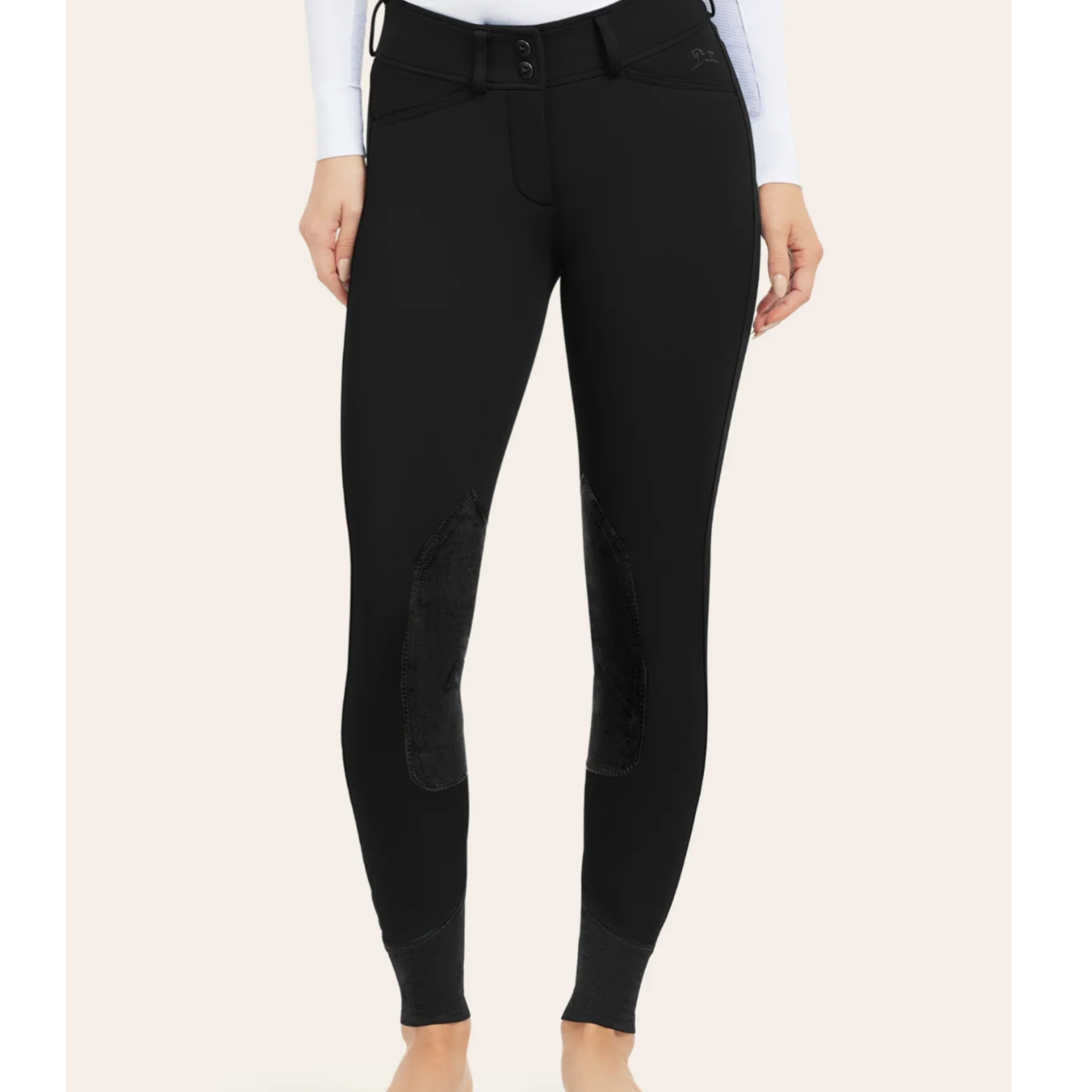 R.J. Classics Ladies' Gracie Mid Rise Knee Patch Breech