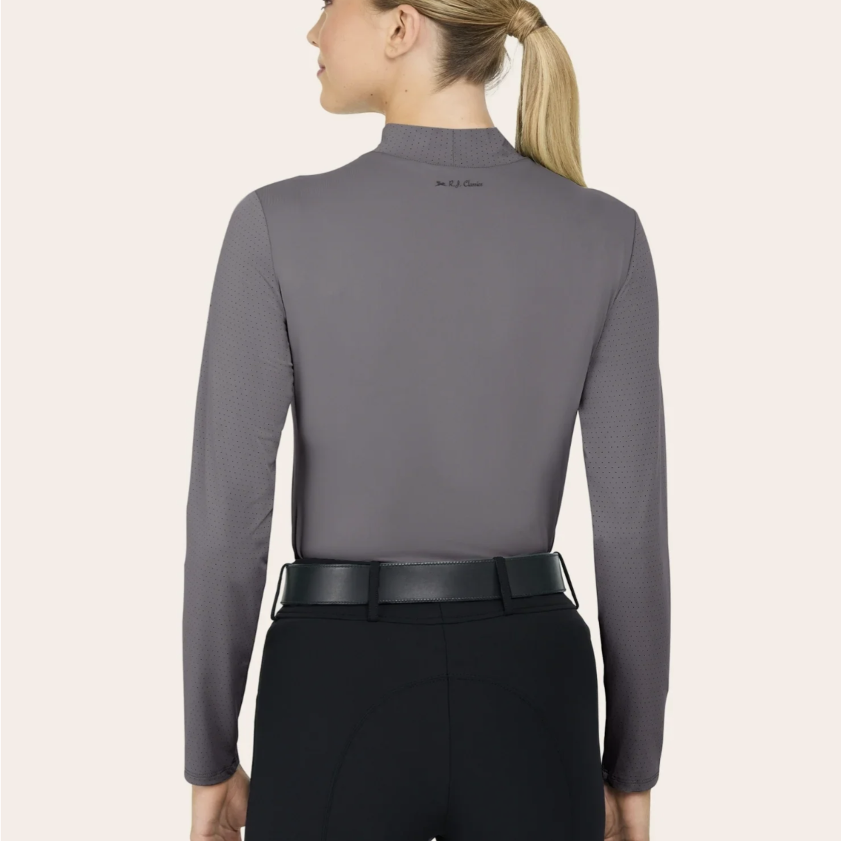 R.J. Classics Ladies' Jemma Mock Neck Long Sleeve Shirt