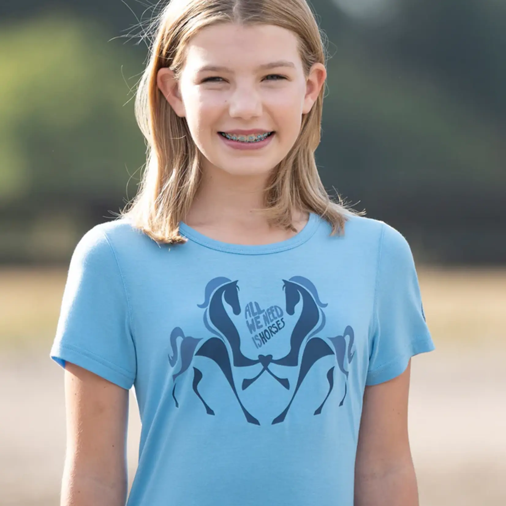 Kerrits Kids' All We Need Is Horses Tee Shirt