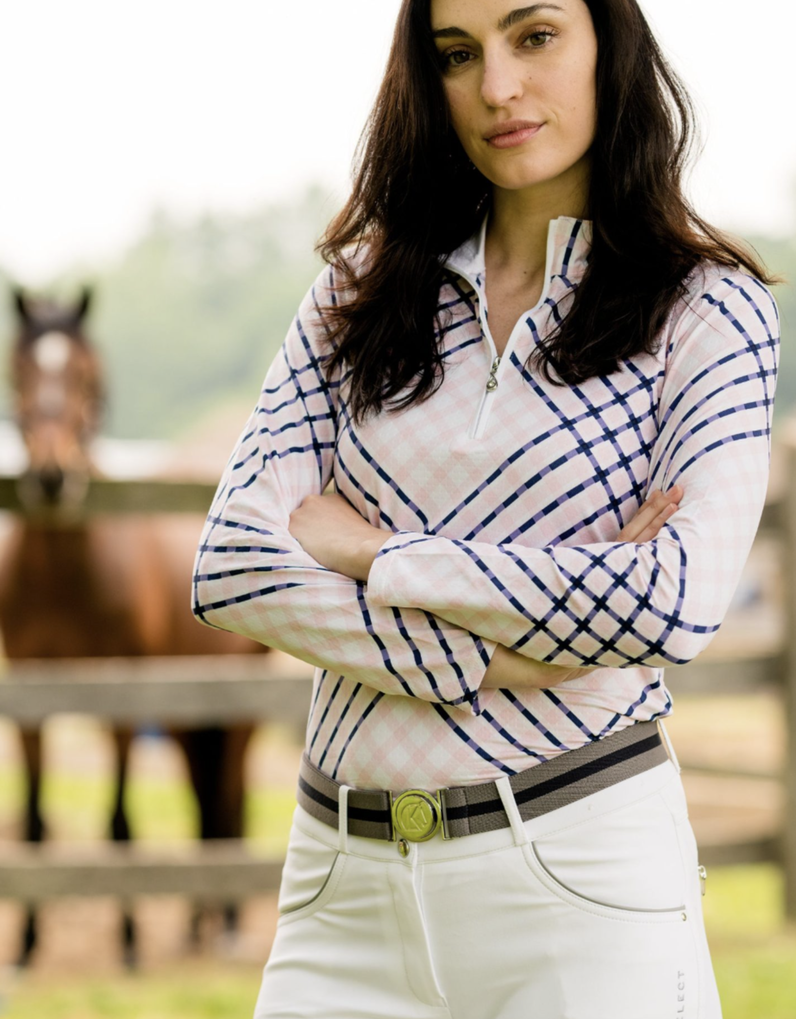 KL Select Ladies' Gabrielle Knee Patch Breech