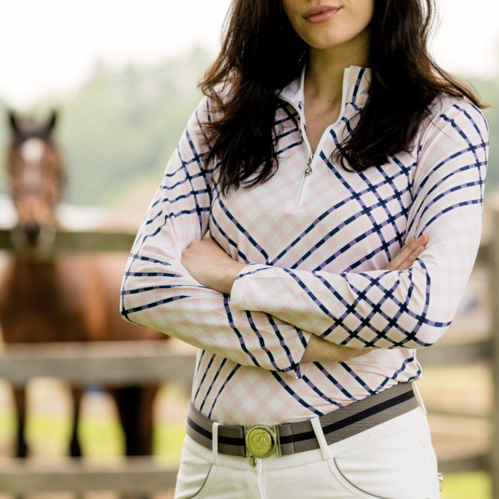 KL Select Ladies' Gabrielle Knee Patch Breech