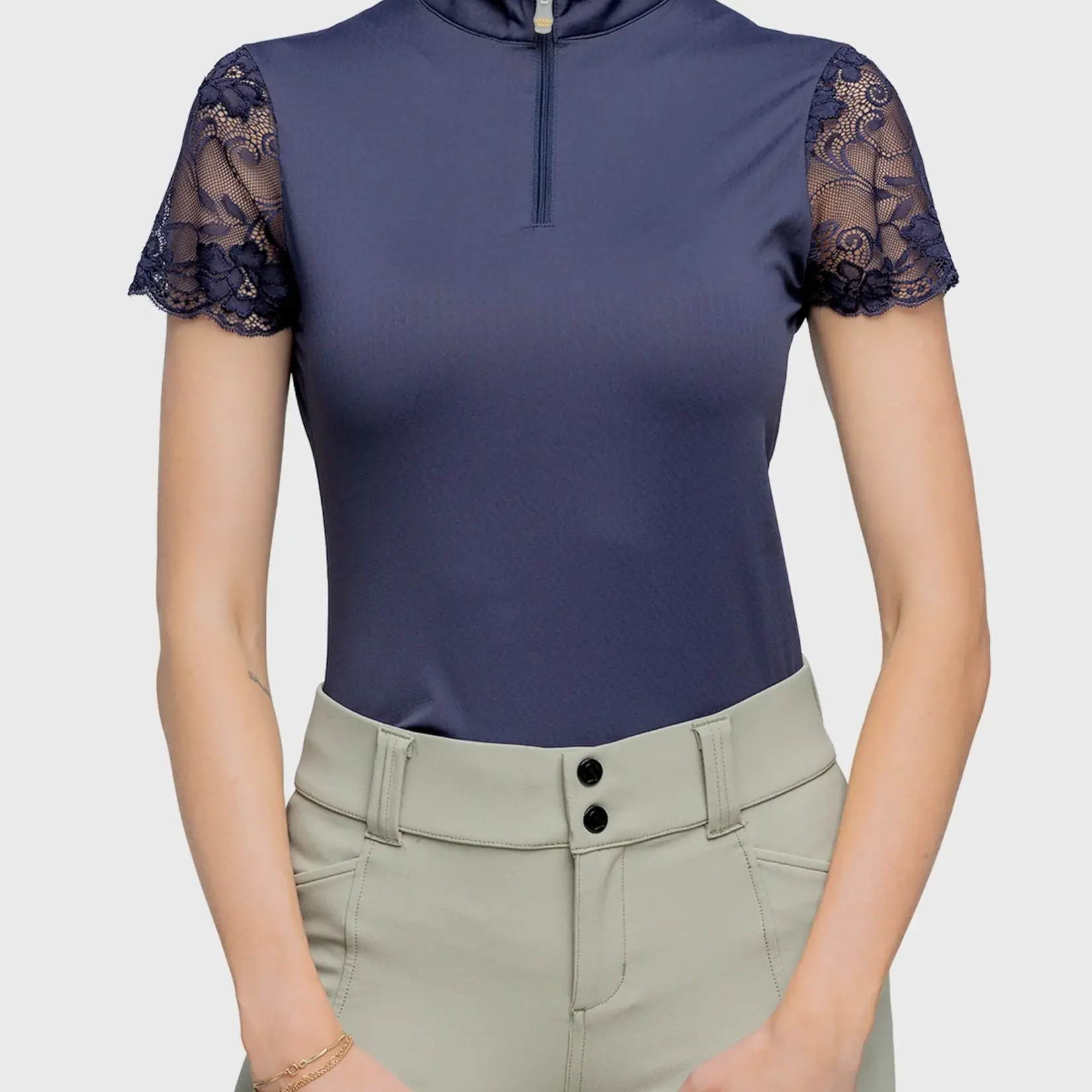 Kastel Ladies' Galloon Short Sleeve Shirt