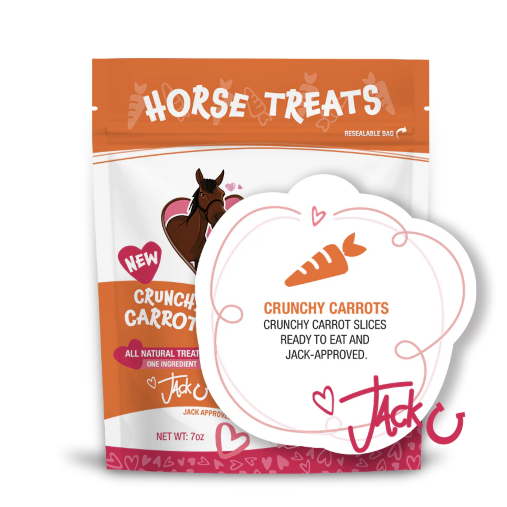 Jack's Favorites Jack's Favorites Crunchy Carrots Horse Treats