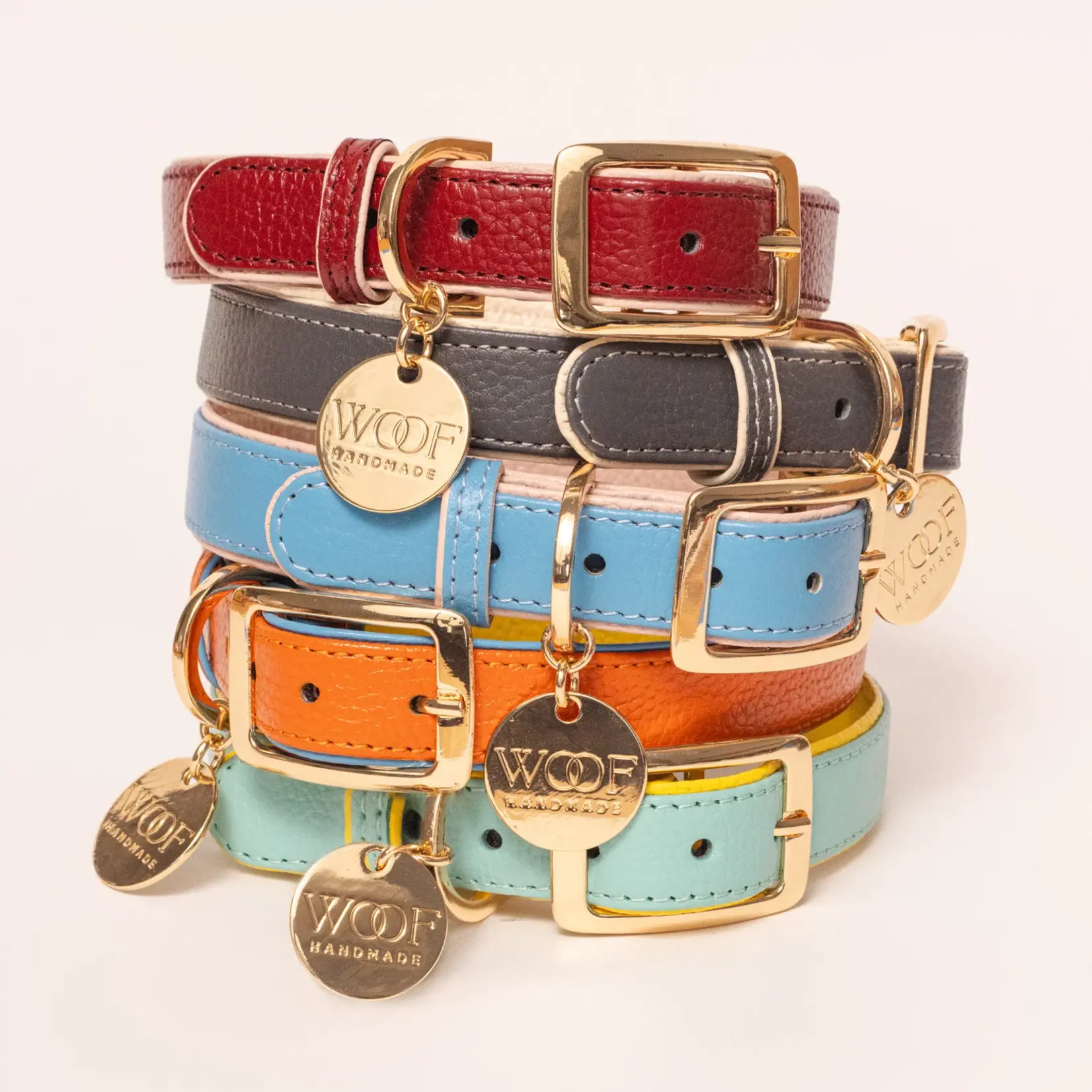 Neighbor Woof Neighbor Woof Classic Leather Dog Collar