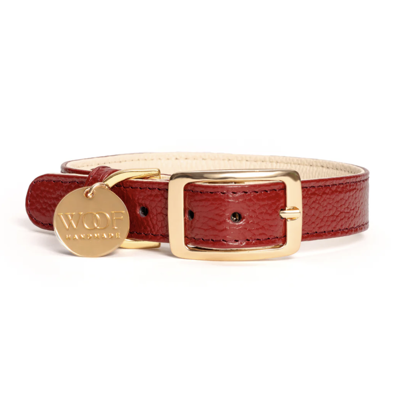 Neighbor Woof Neighbor Woof Classic Leather Dog Collar