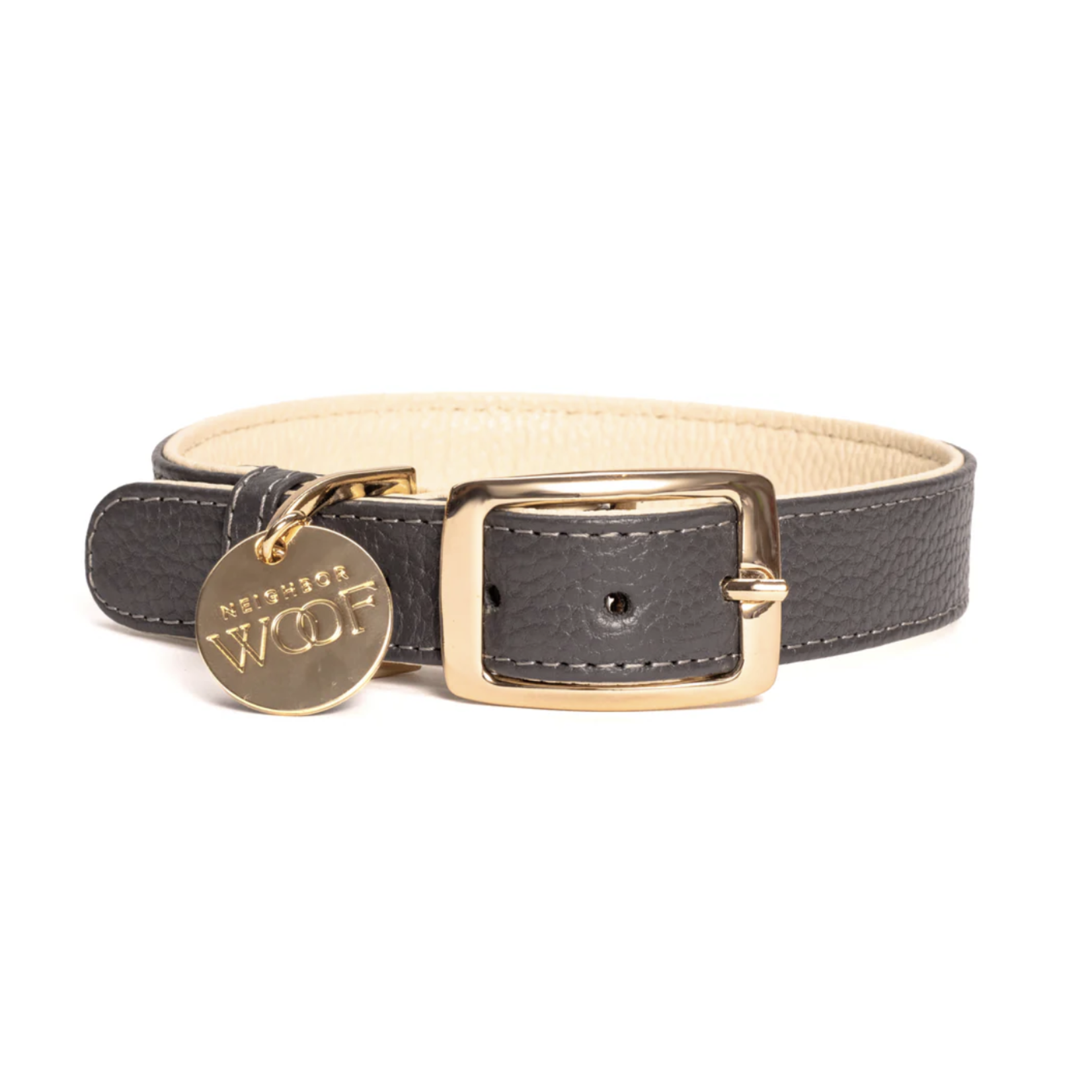 Neighbor Woof Neighbor Woof Classic Leather Dog Collar