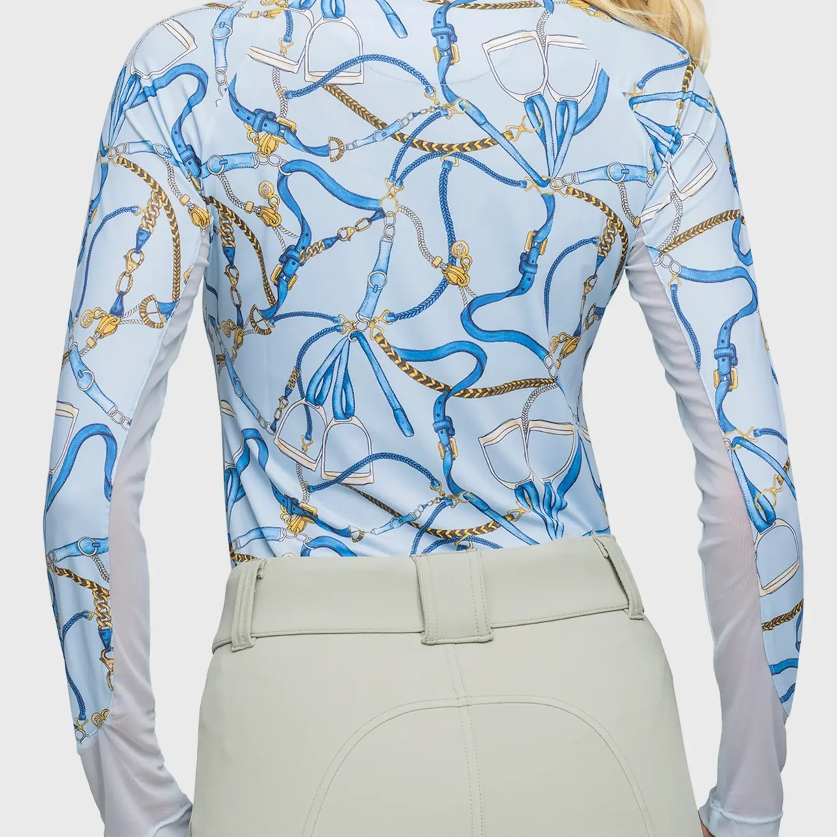 Kastel Ladies' 1/4 Zip Long Sleeve Sun Shirt