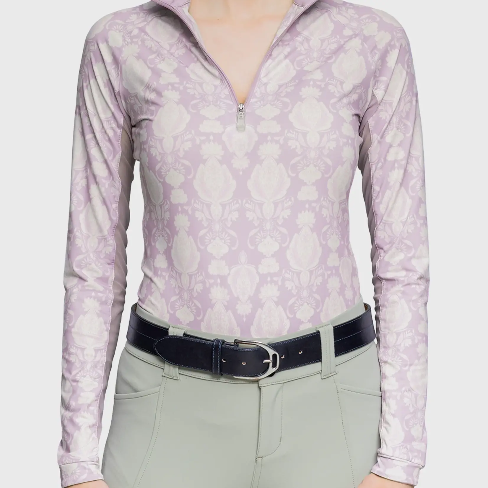 Kastel Ladies' 1/4 Zip Raglan Long Sleeve Sun Shirt