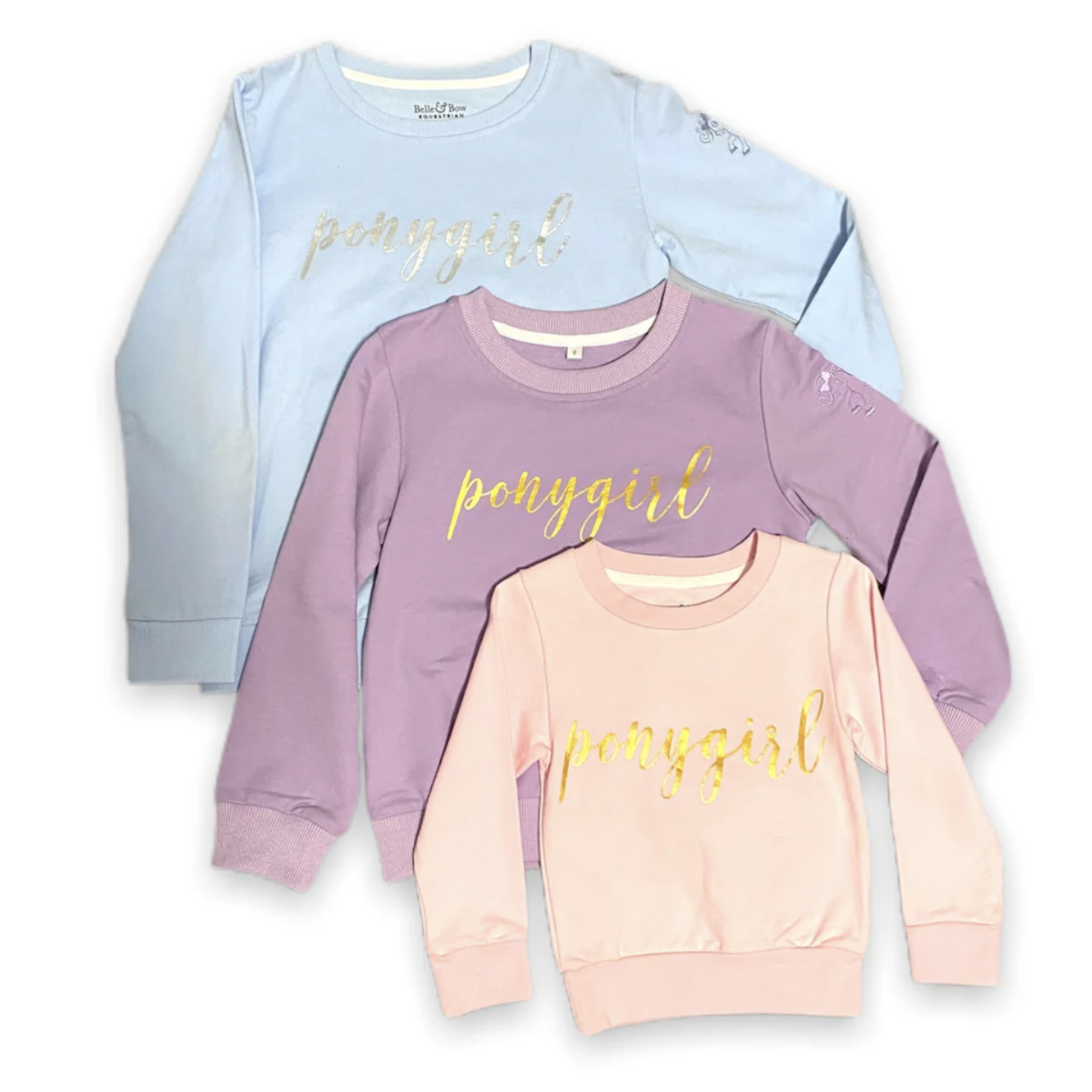 Belle & Bow Kids' Ponygirl Sweatshirt
