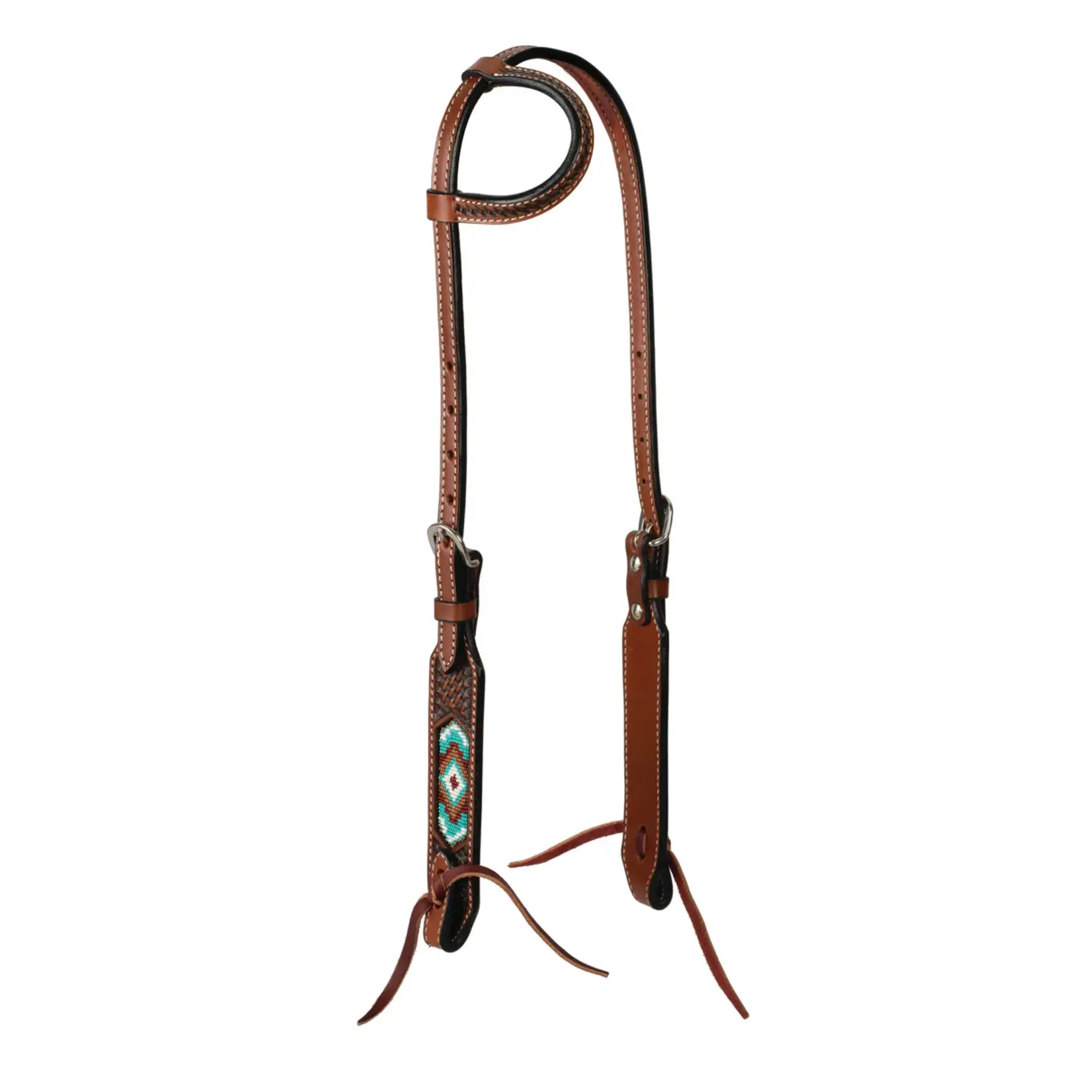 Weaver Beaded Sliding Ear Headstall