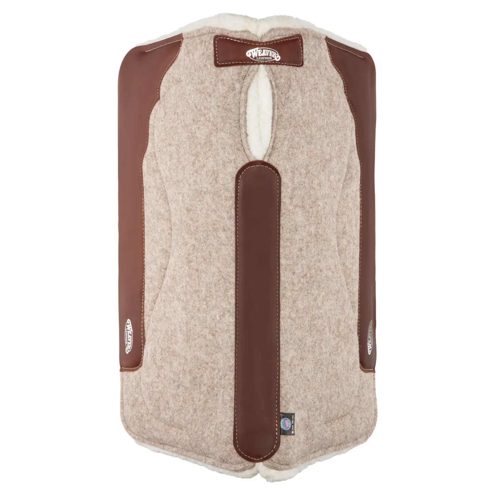 Weaver Gel Contoured Wool Blend Felt Saddle Pad