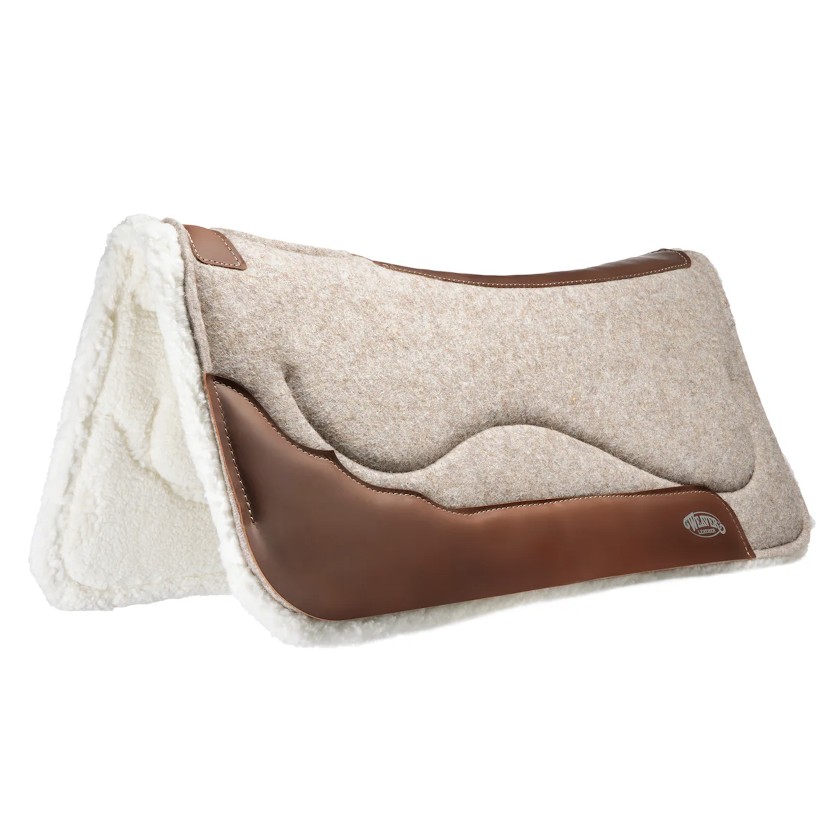 Weaver Gel Contoured Wool Blend Felt Saddle Pad