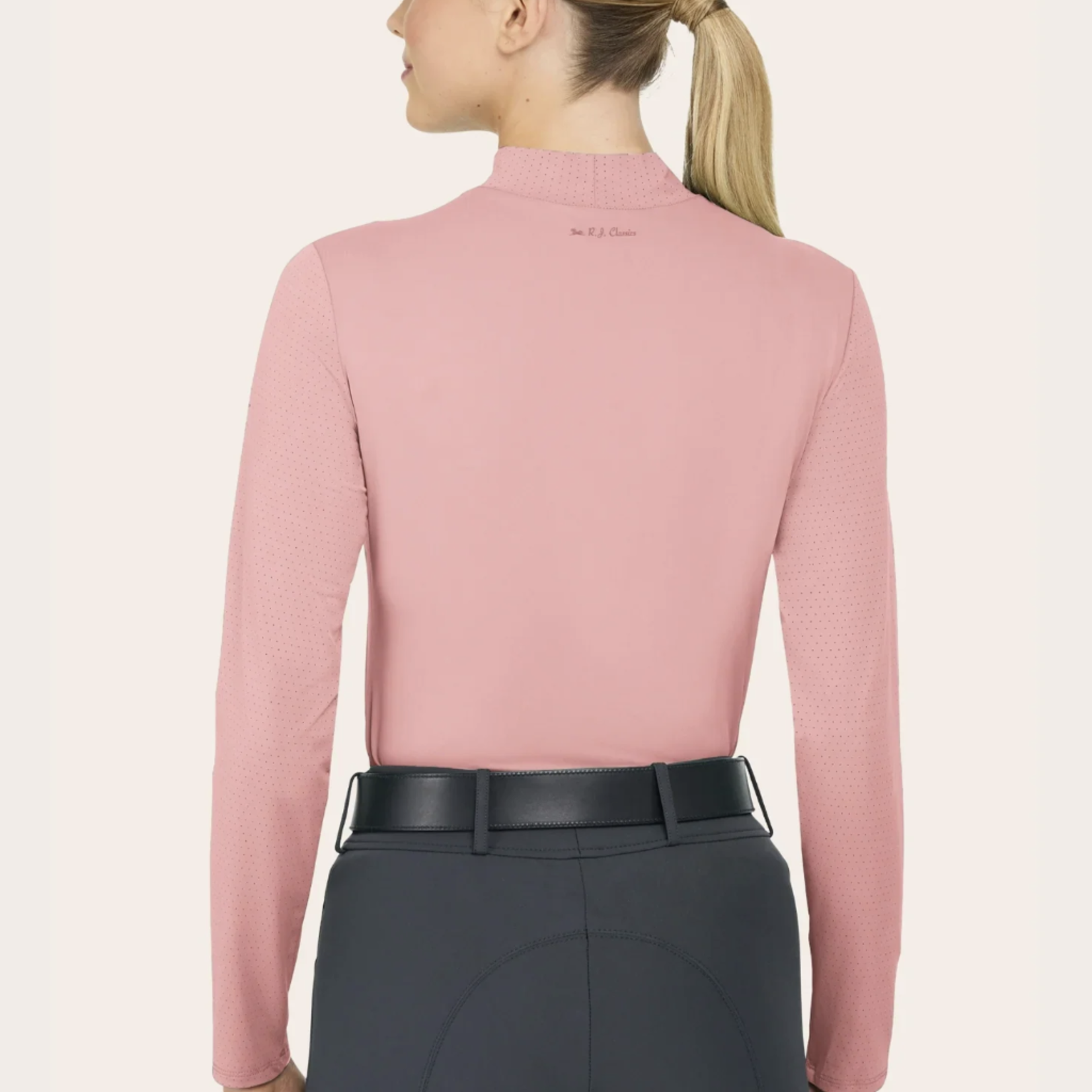 R.J. Classics Ladies' Jemma Mock Neck Long Sleeve Shirt