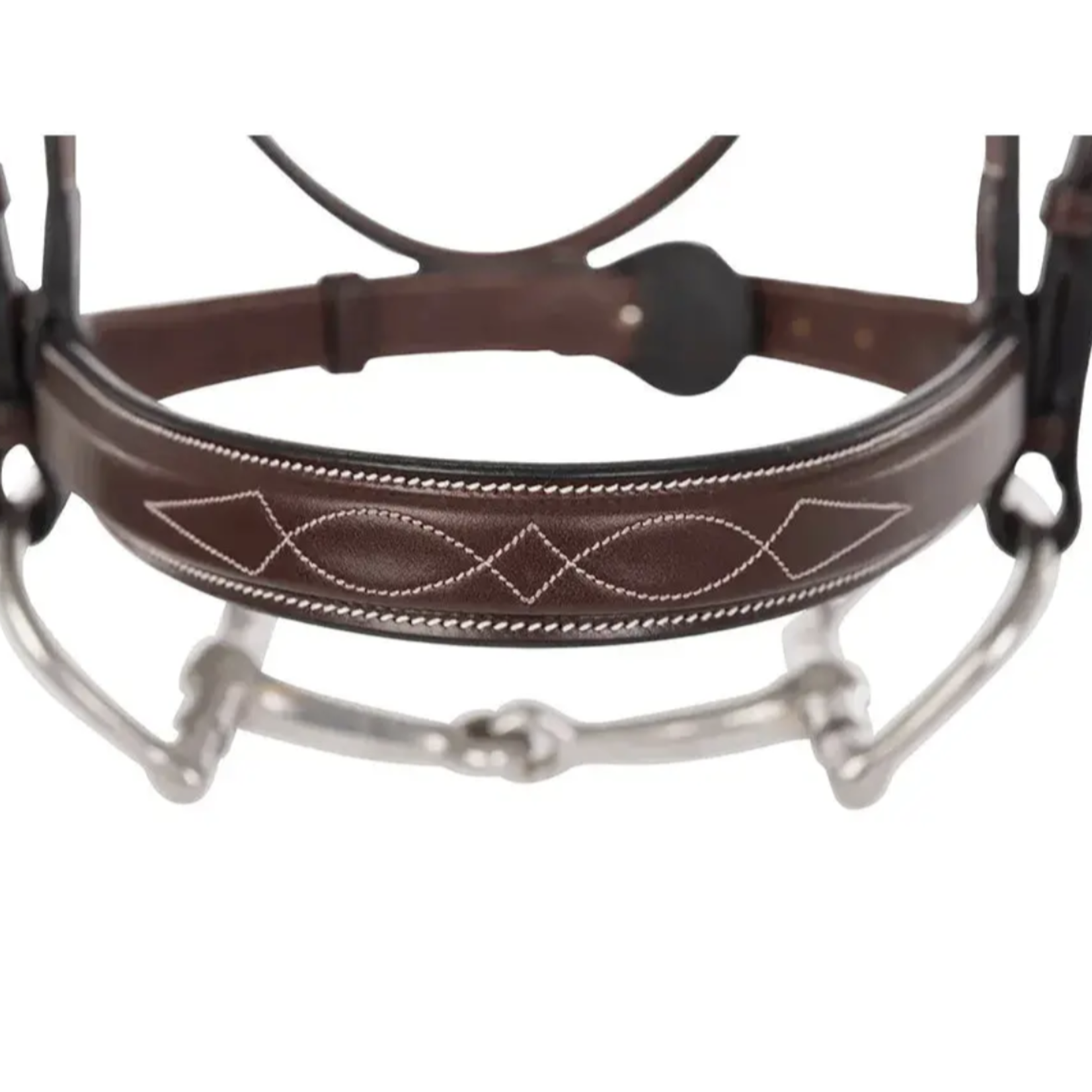 Huntley Huntley Fancy Stitched Sedgwick Leather Bridle with Reins