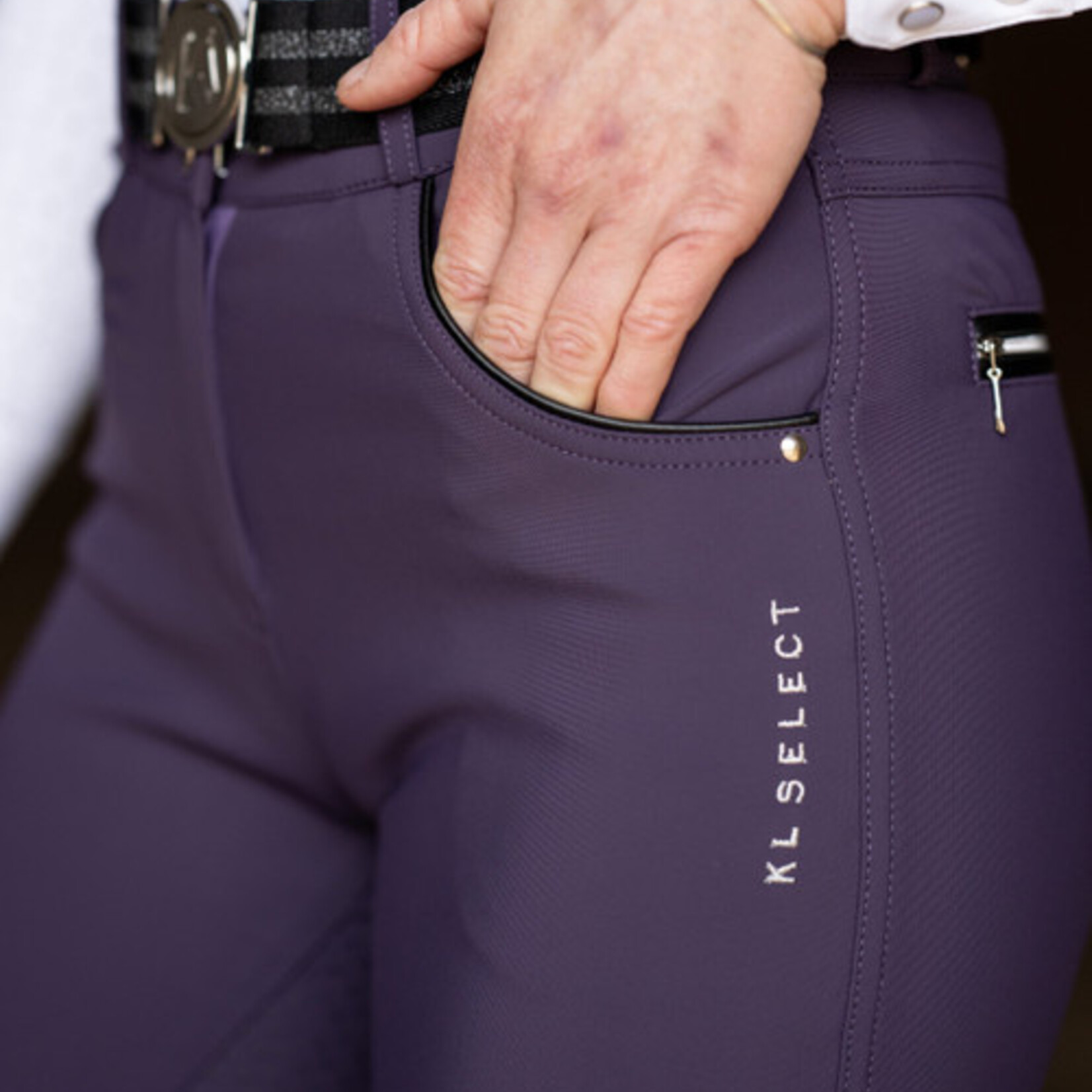 KL Select Ladies' Gabrielle Knee Patch Breech