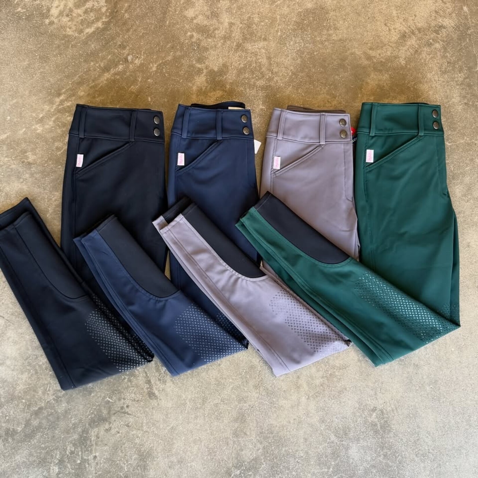 Tailored Sportsman Ladies' TechLight Clarino Knee Patch Mid Rise Breech