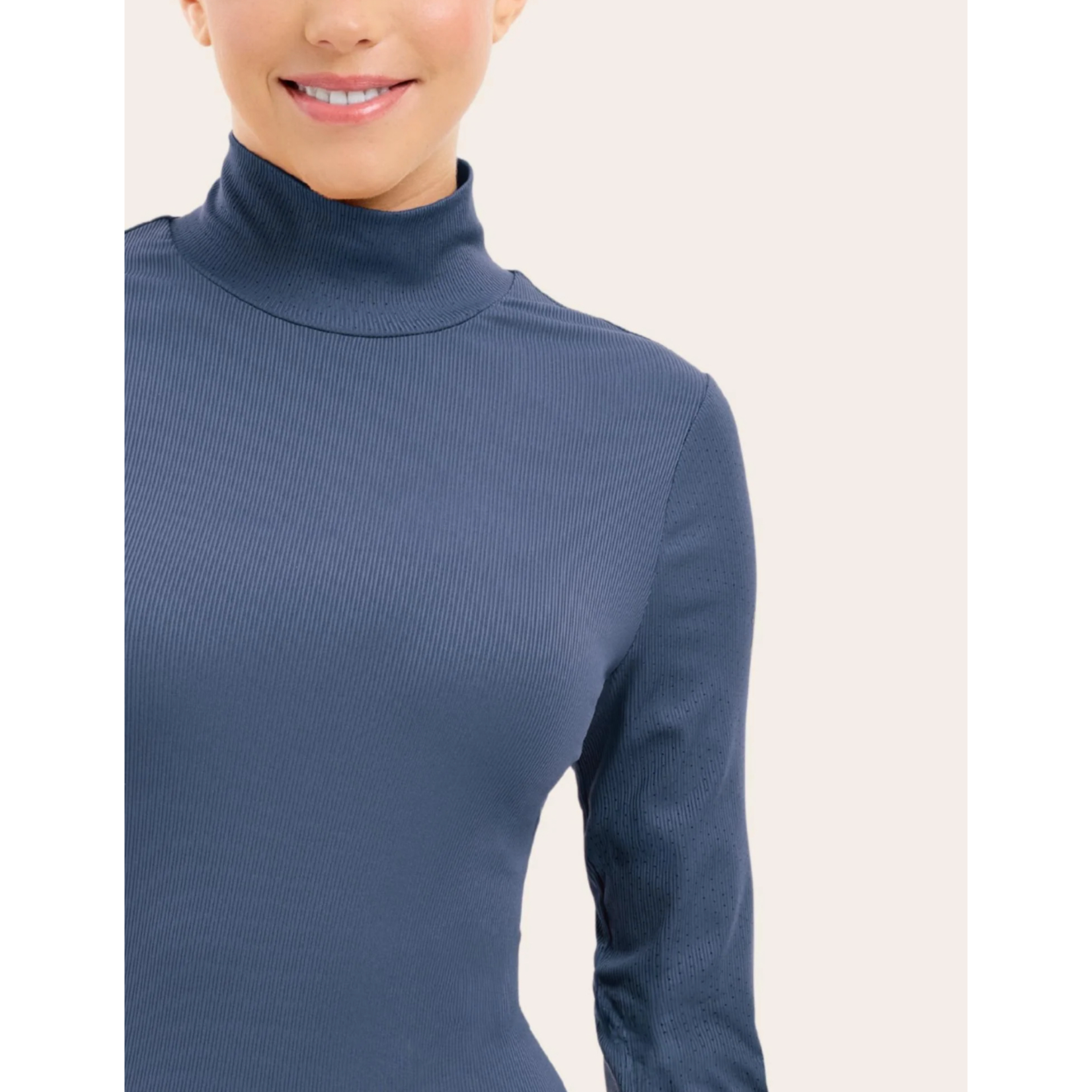 RJ Classics Ladies' Joelle Mock Neck Long Sleeve Shirt