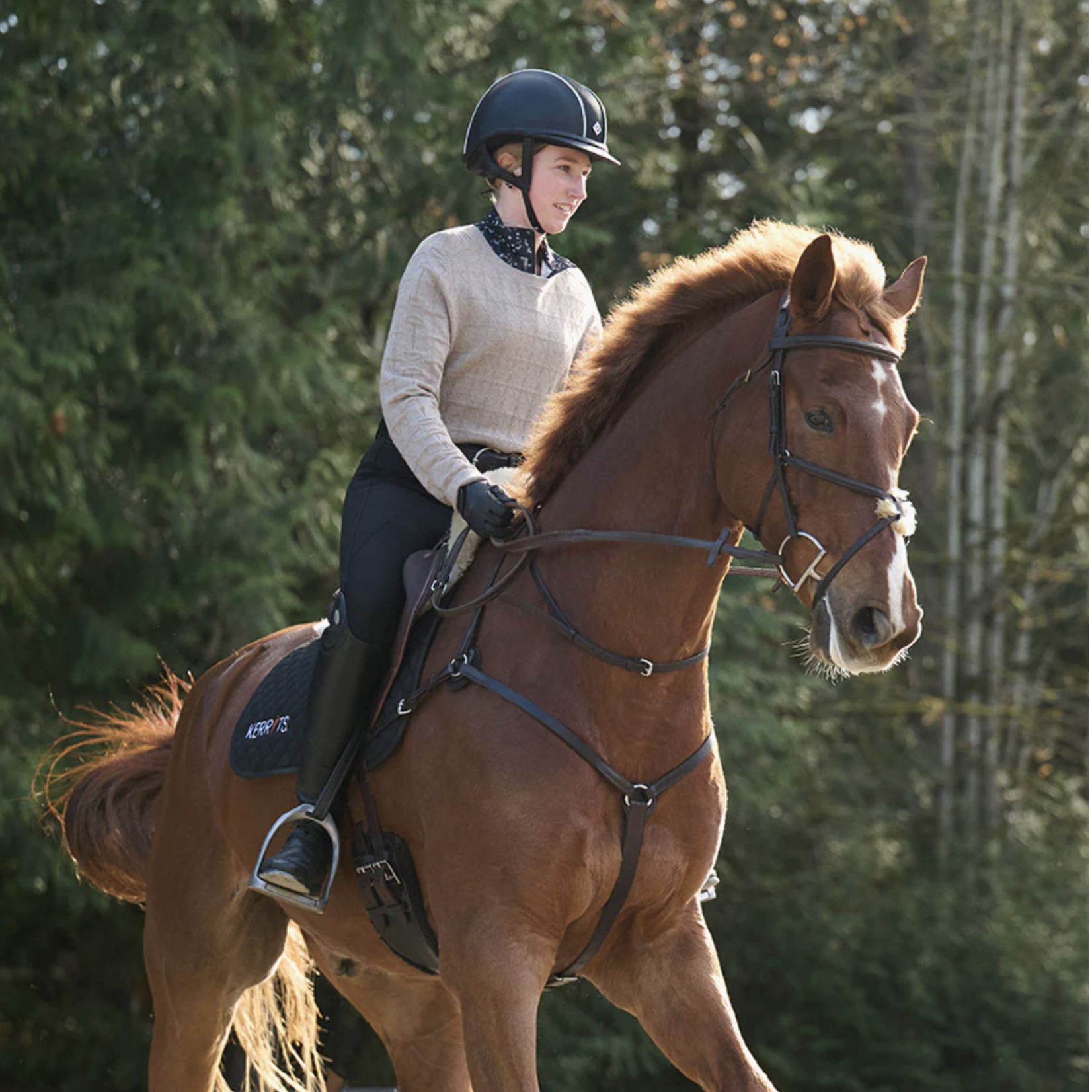 Kerrits Ladies' Bit of Diamond Crew Neck Sweater