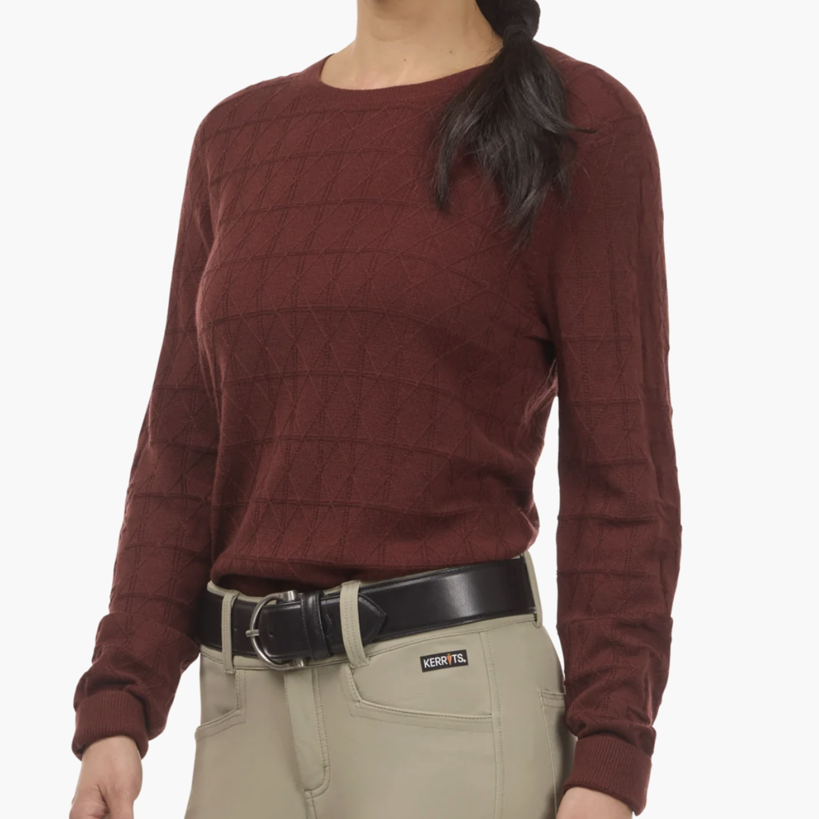 Kerrits Ladies' Bit of Diamond Crew Neck Sweater