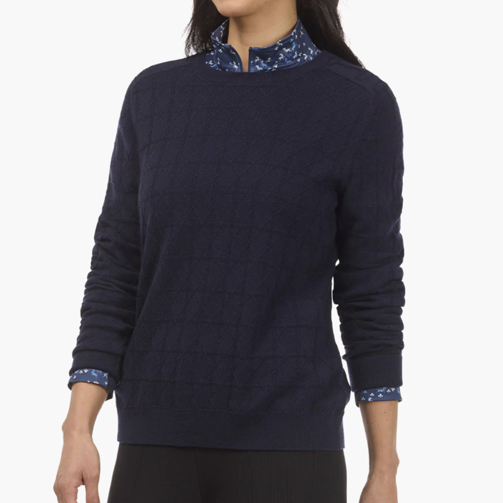 Kerrits Ladies' Bit of Diamond Crew Neck Sweater