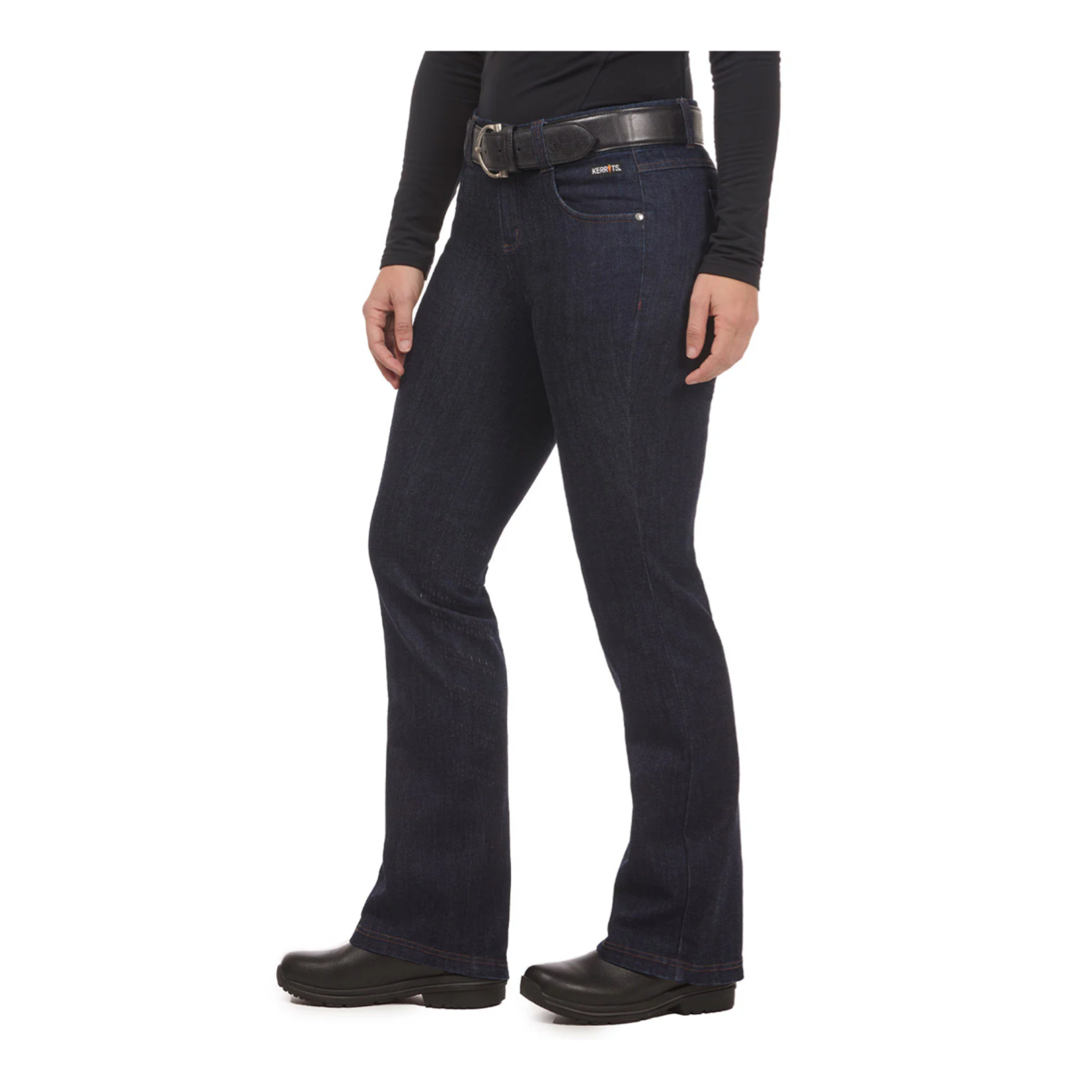 Kerrits Ladies' Stretch Denim Silicone Knee Patch Bootcut Breech