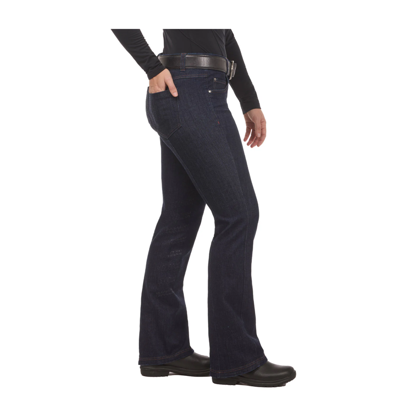 Kerrits Ladies' Stretch Denim Silicone Knee Patch Bootcut Breech