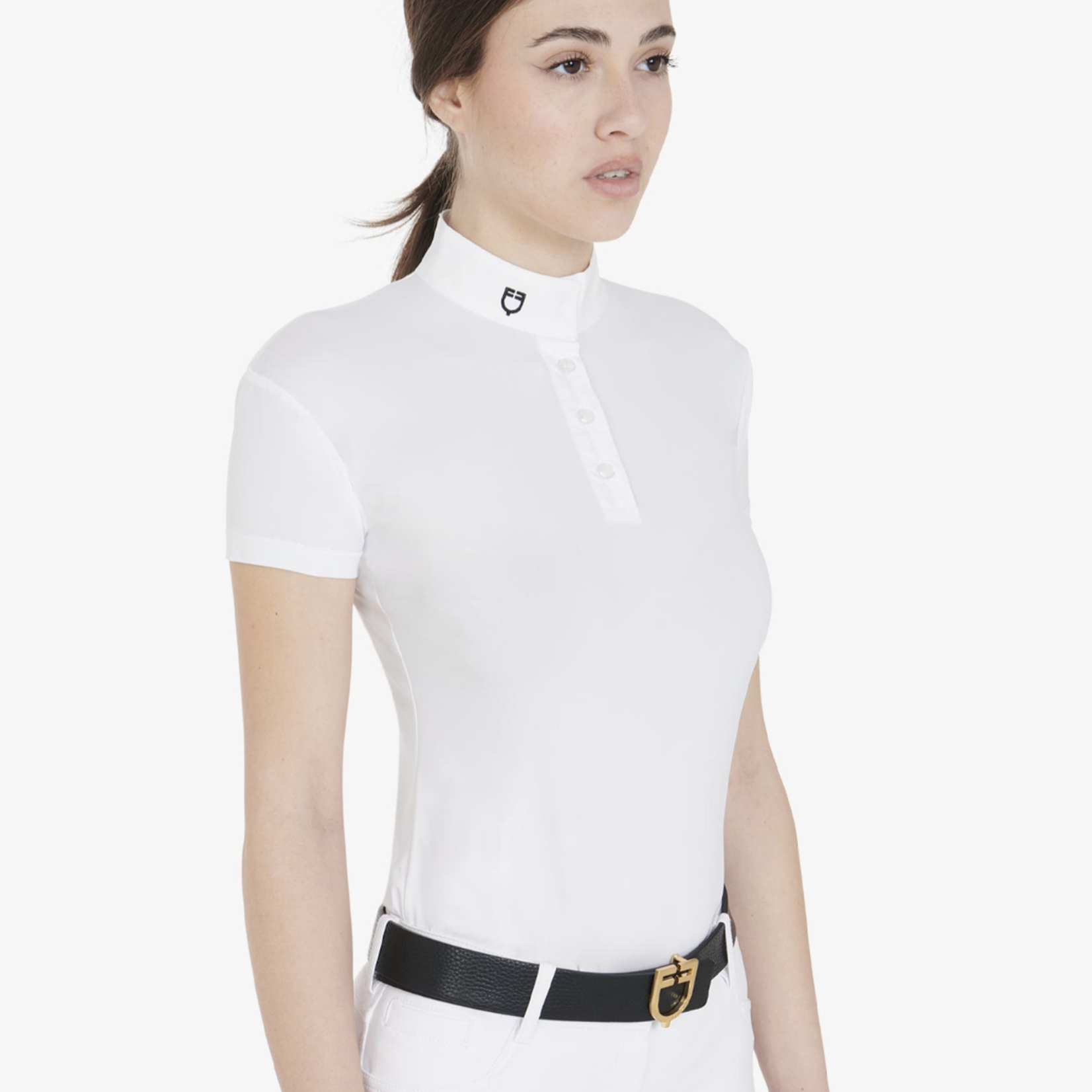 Equestro Equestro Ladies' Short Sleeve Show Shirt