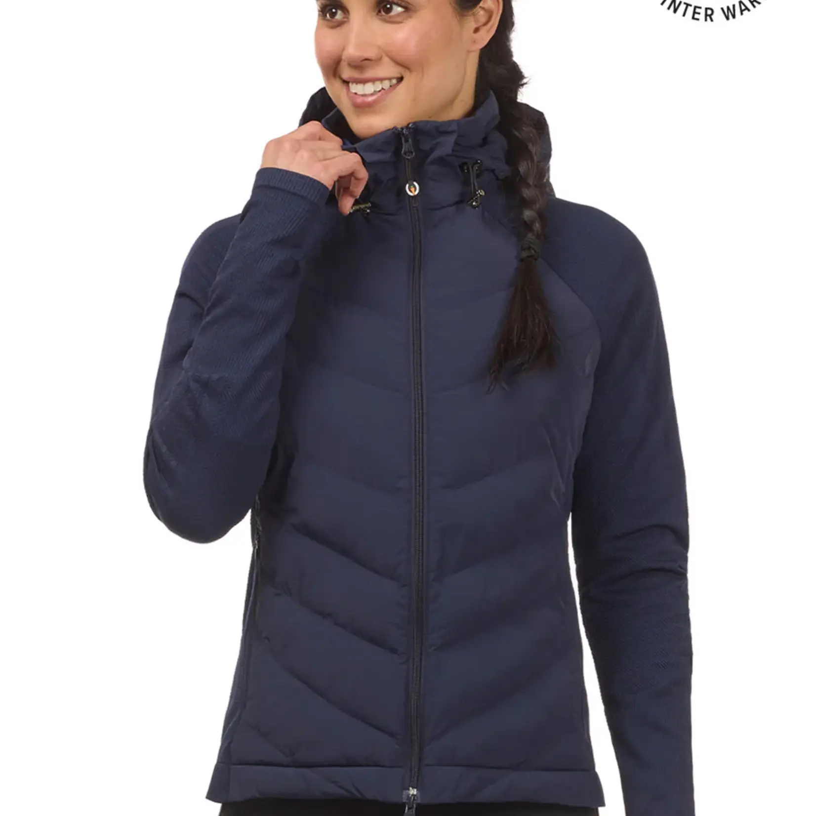Kerrits Ladies' EquiTech Hybrid Hooded Quilted Jacket