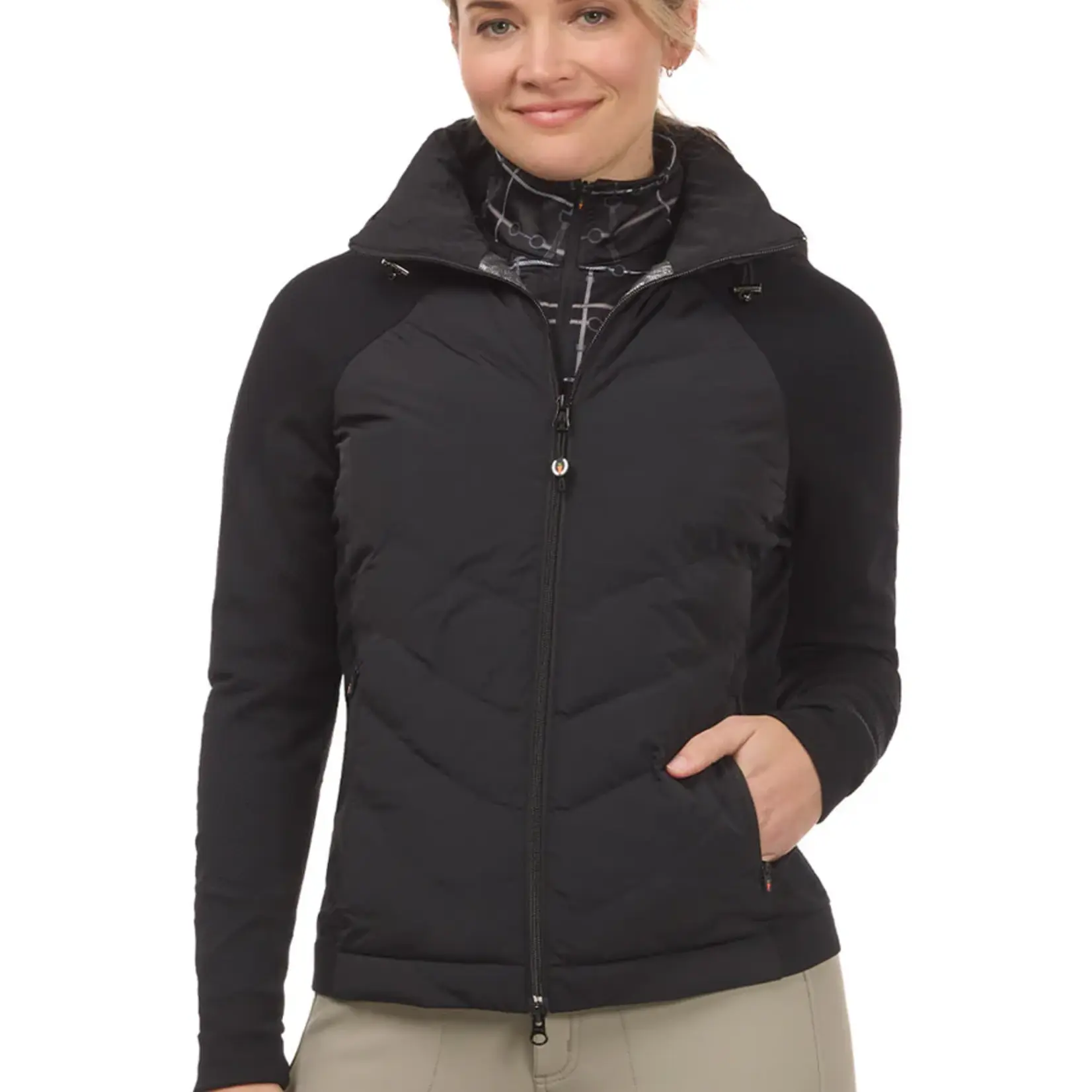 Kerrits Ladies' EquiTech Hybrid Hooded Quilted Jacket
