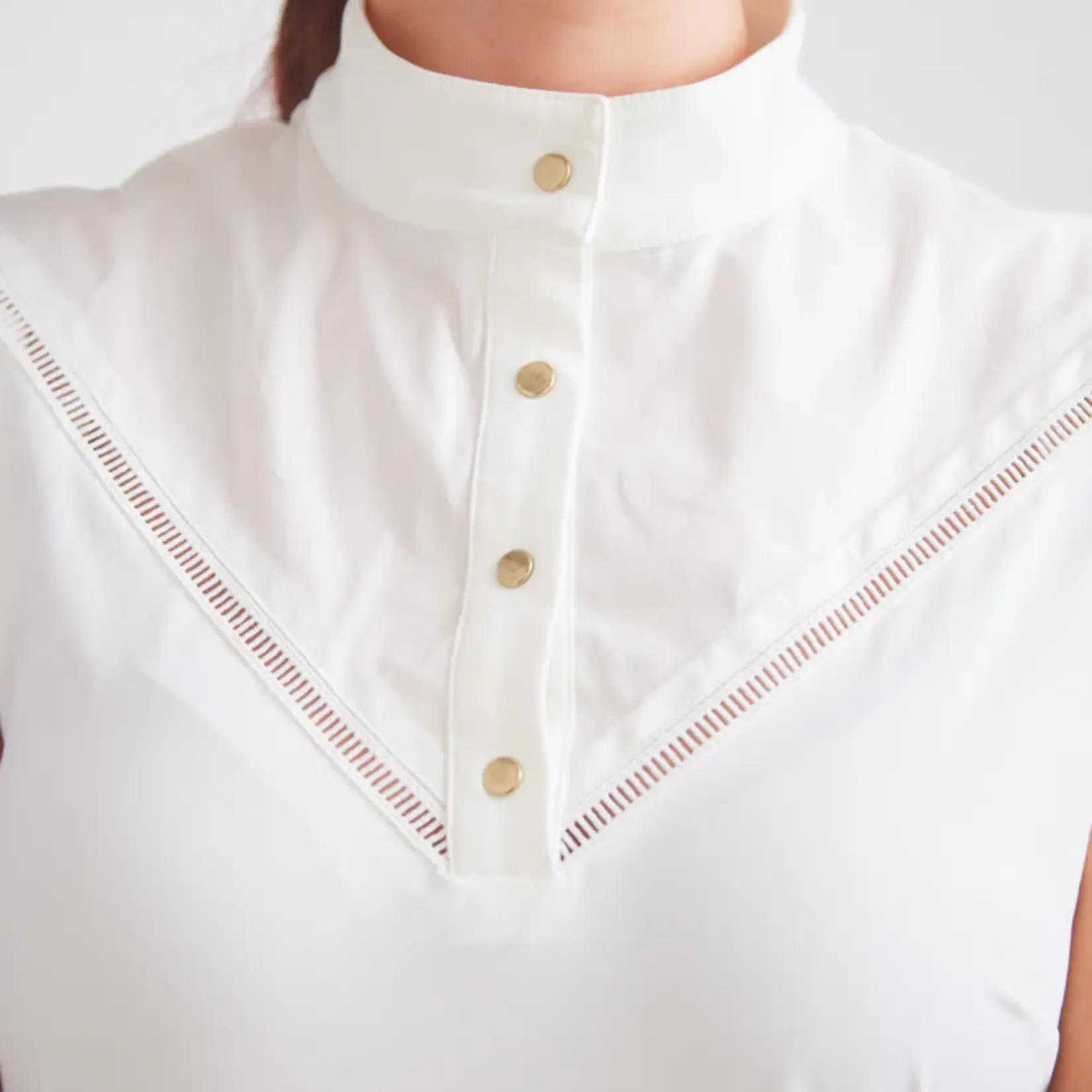 Solid Citizen Equestrian Solid Citizen Eq Ladies' Coco Short Sleeve Show Shirt