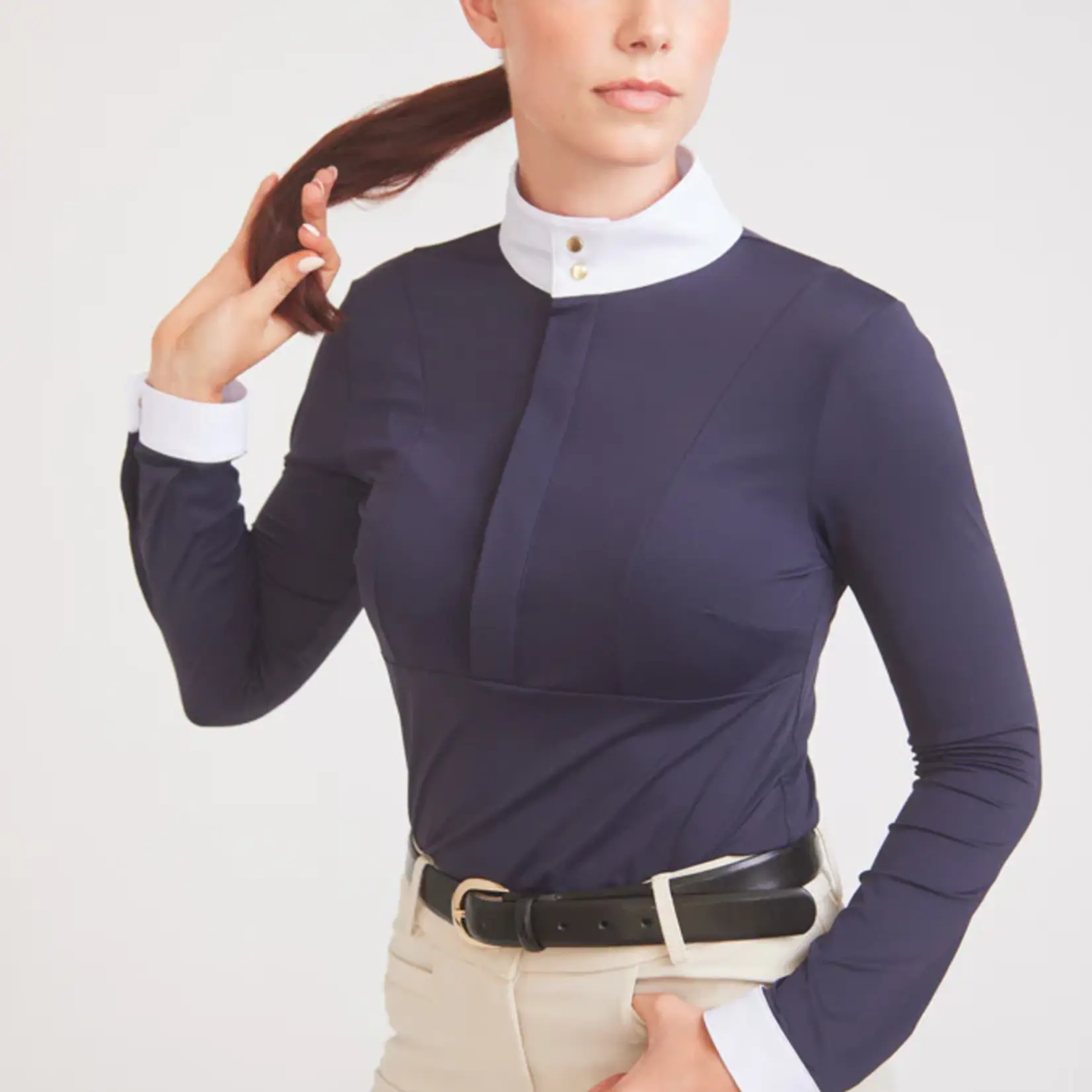 Solid Citizen Equestrian Solid Citizen Eq Ladies' Isabel 2.0 Long Sleeve Show Shirt