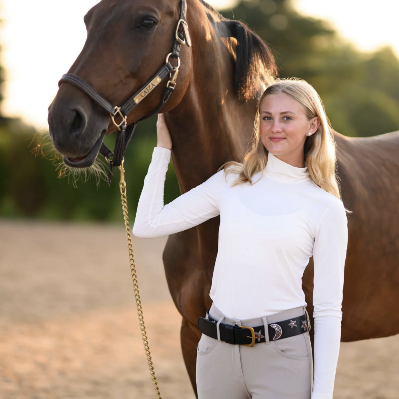 Euphoric Equestrian Euphoric Eq Ladies' Otto Long Sleeve Stable Shirt