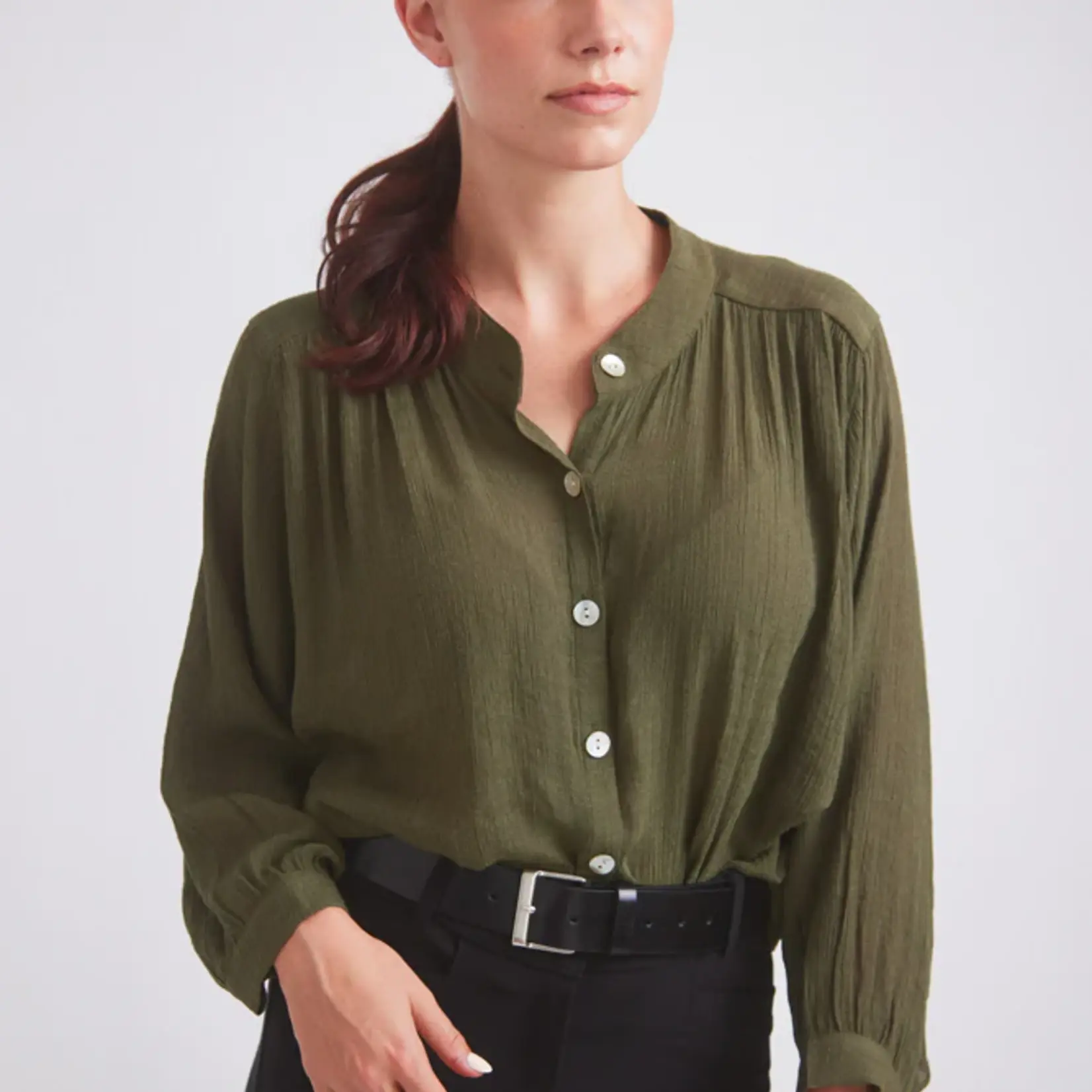 Solid Citizen Equestrian Solid Citizen Equestrian Ladies' Lee Long Sleeve Blouse