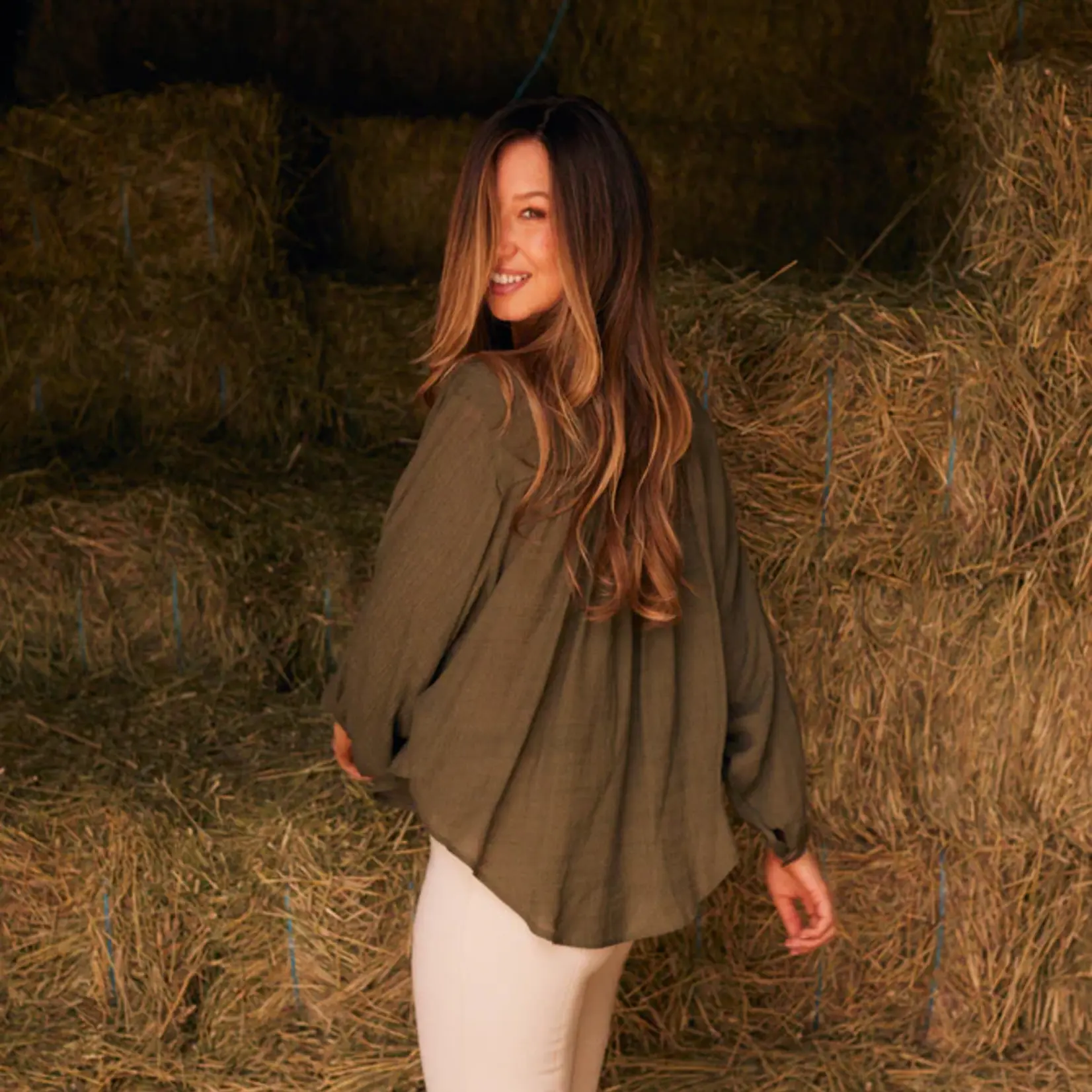 Solid Citizen Equestrian Solid Citizen Eq Ladies' Lee Long Sleeve Blouse