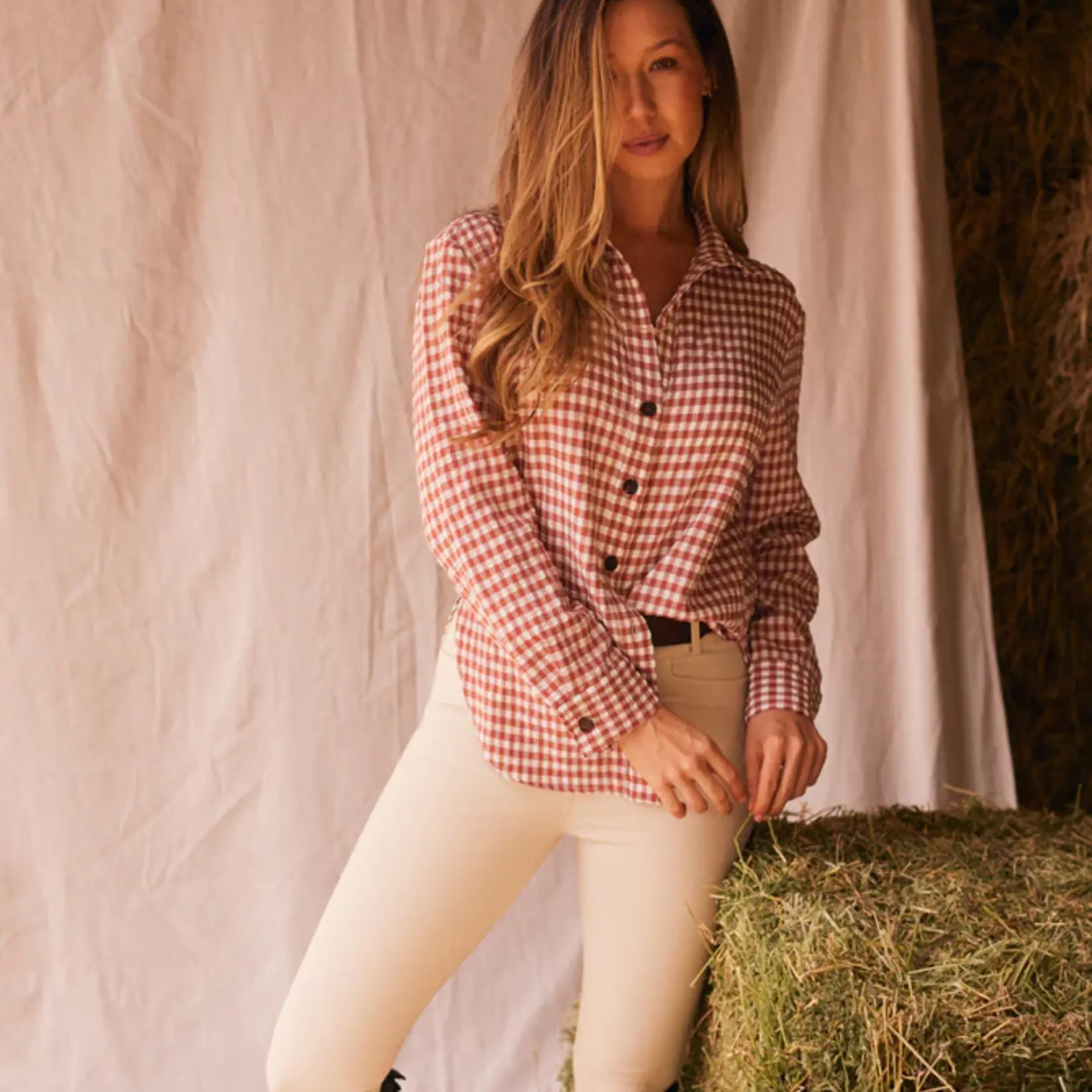 Solid Citizen Equestrian Solid Citizen Eq Ladies' Kaley Long Sleeve Shirt